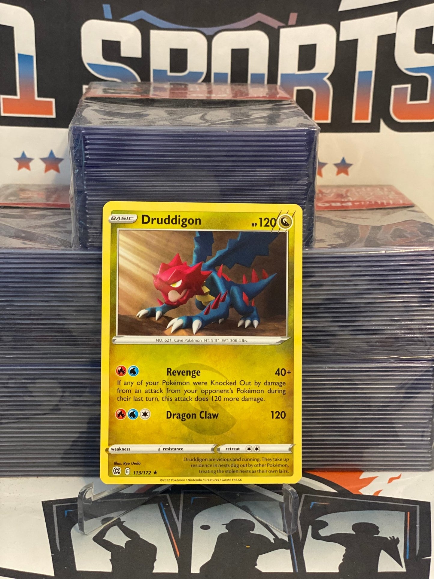 Pokemon TCG: Brilliant Stars - Druddigon (Rare) #113