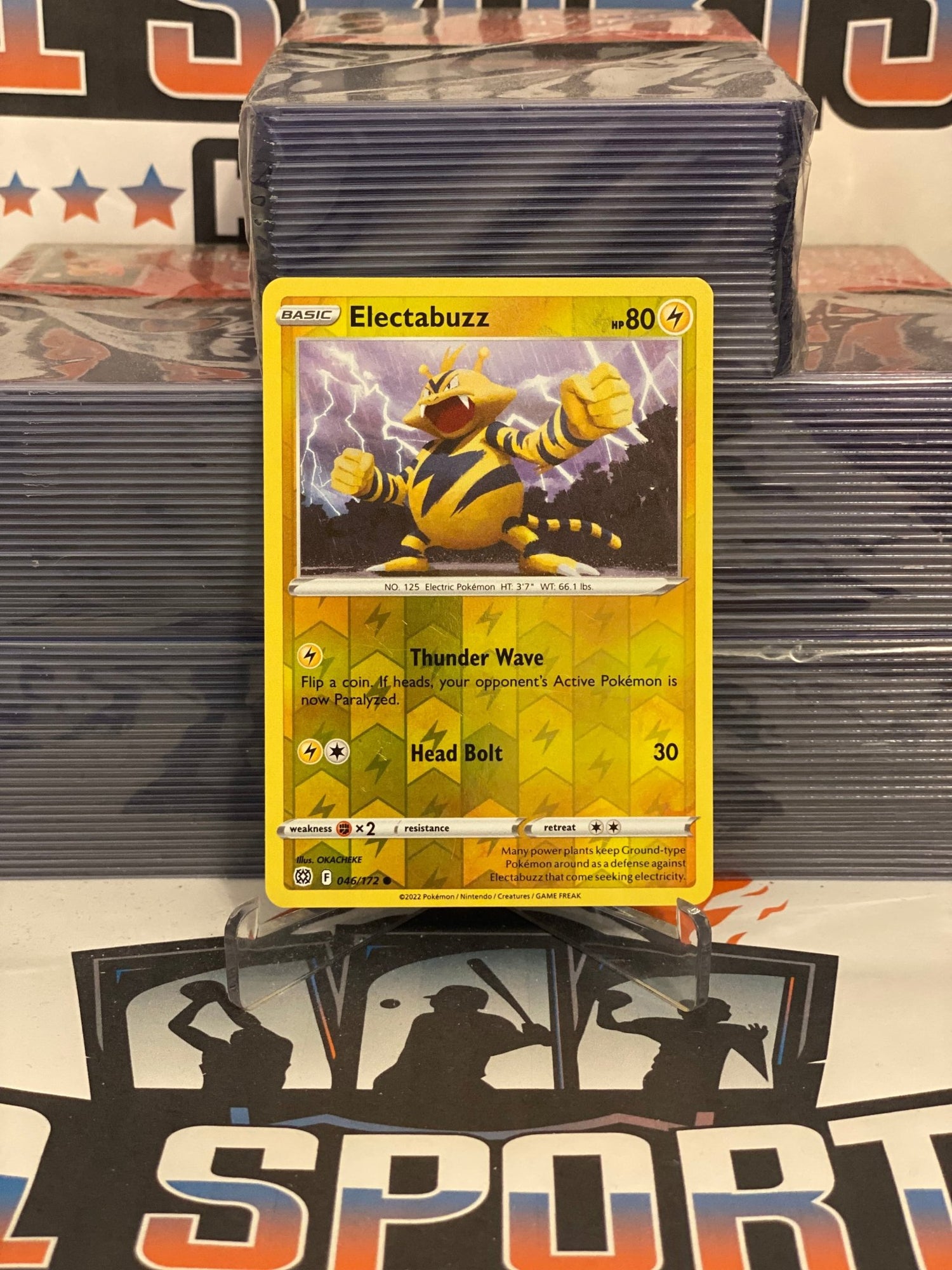 Pokemon TCG: Brilliant Stars - Electabuzz (Holo, Common) #46