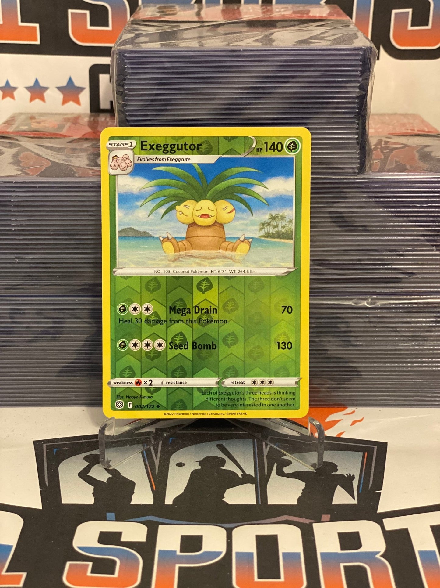 Pokemon TCG: Brilliant Stars - Exeggutor (Holo, Uncommon) #2