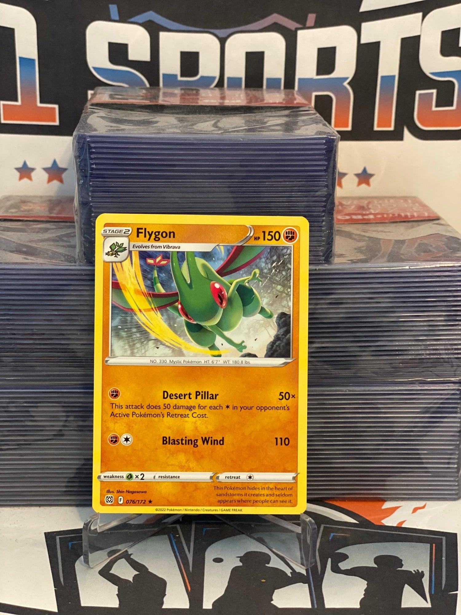 Pokemon TCG: Brilliant Stars - Flygon (Rare) #76