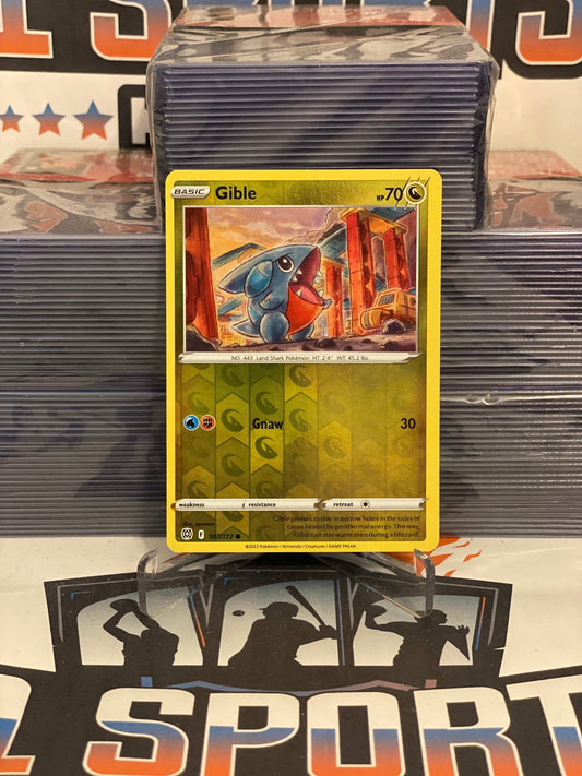 Pokemon TCG: Brilliant Stars - Gible (Holo, Common) #107