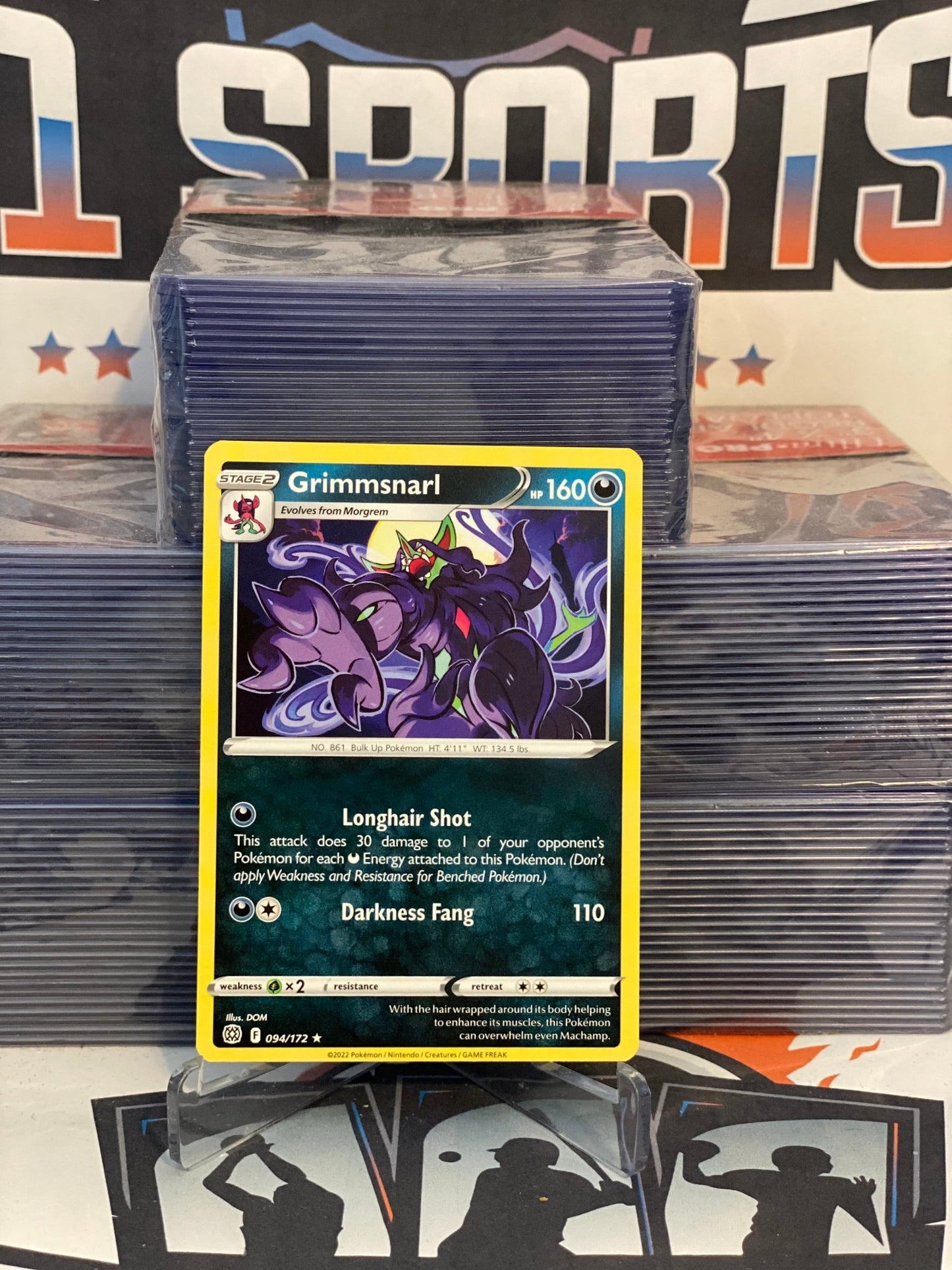 Pokemon TCG: Brilliant Stars - Grimmsnarl (Rare) #94