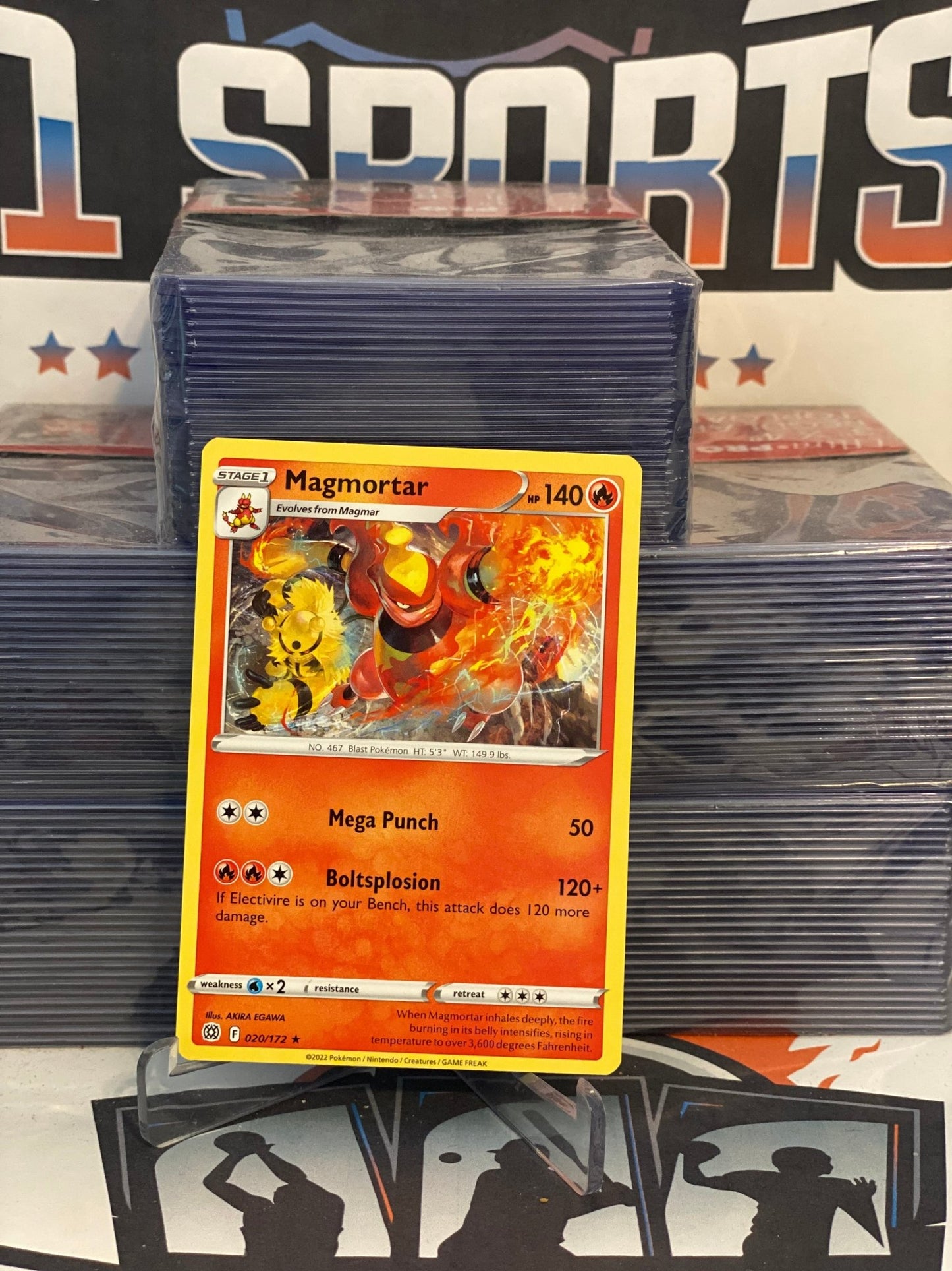 Pokemon TCG: Brilliant Stars - Magmortar (Rare) #20