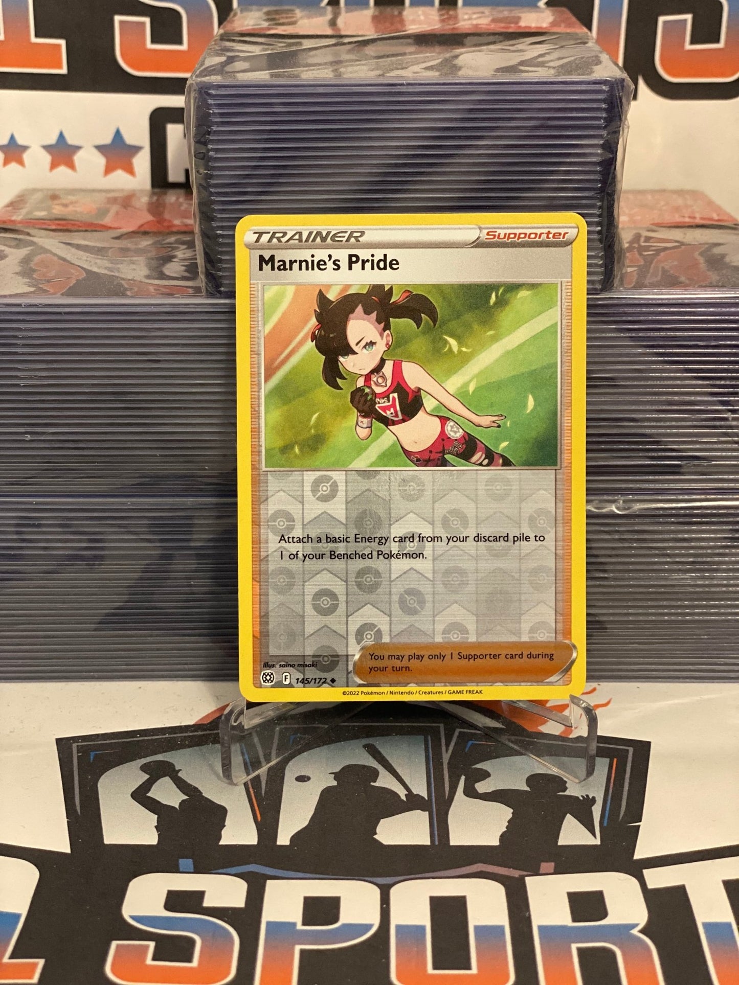 Pokemon TCG: Brilliant Stars - Marnie's Pride (Holo, Uncommon) #145