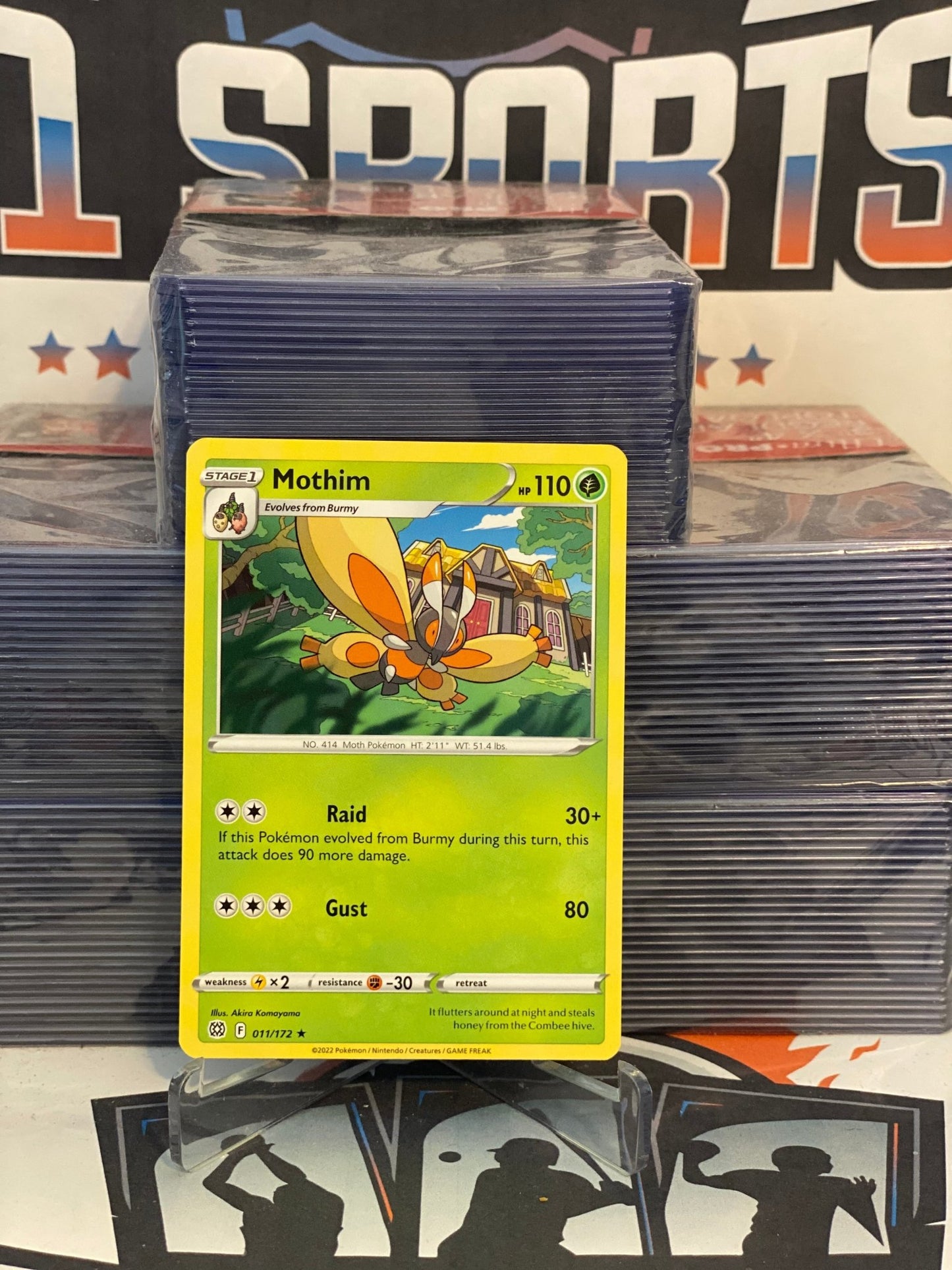 Pokemon TCG: Brilliant Stars - Mothim (Rare) #11