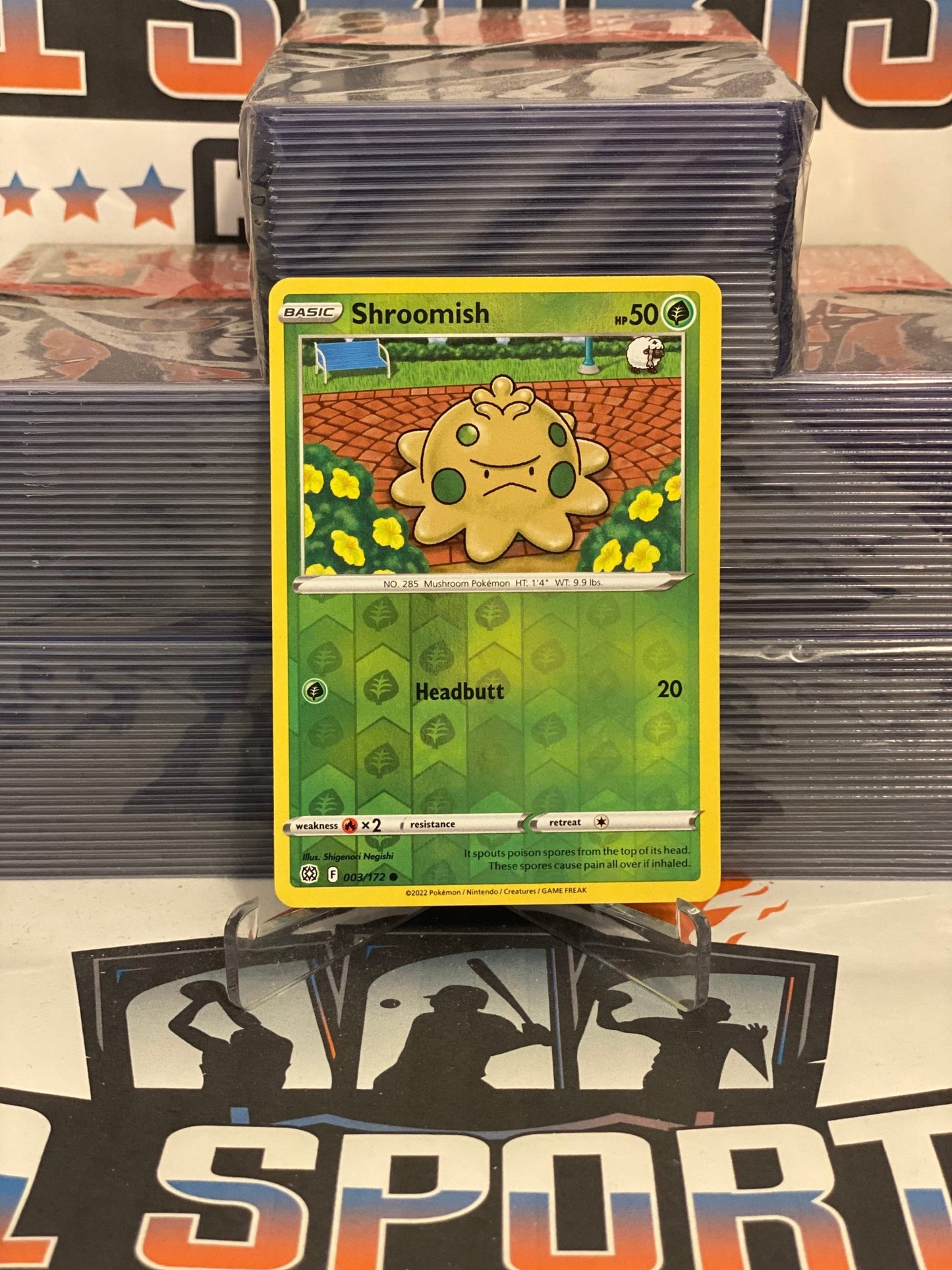 Pokemon TCG: Brilliant Stars - Shroomish (Holo, Common) #3