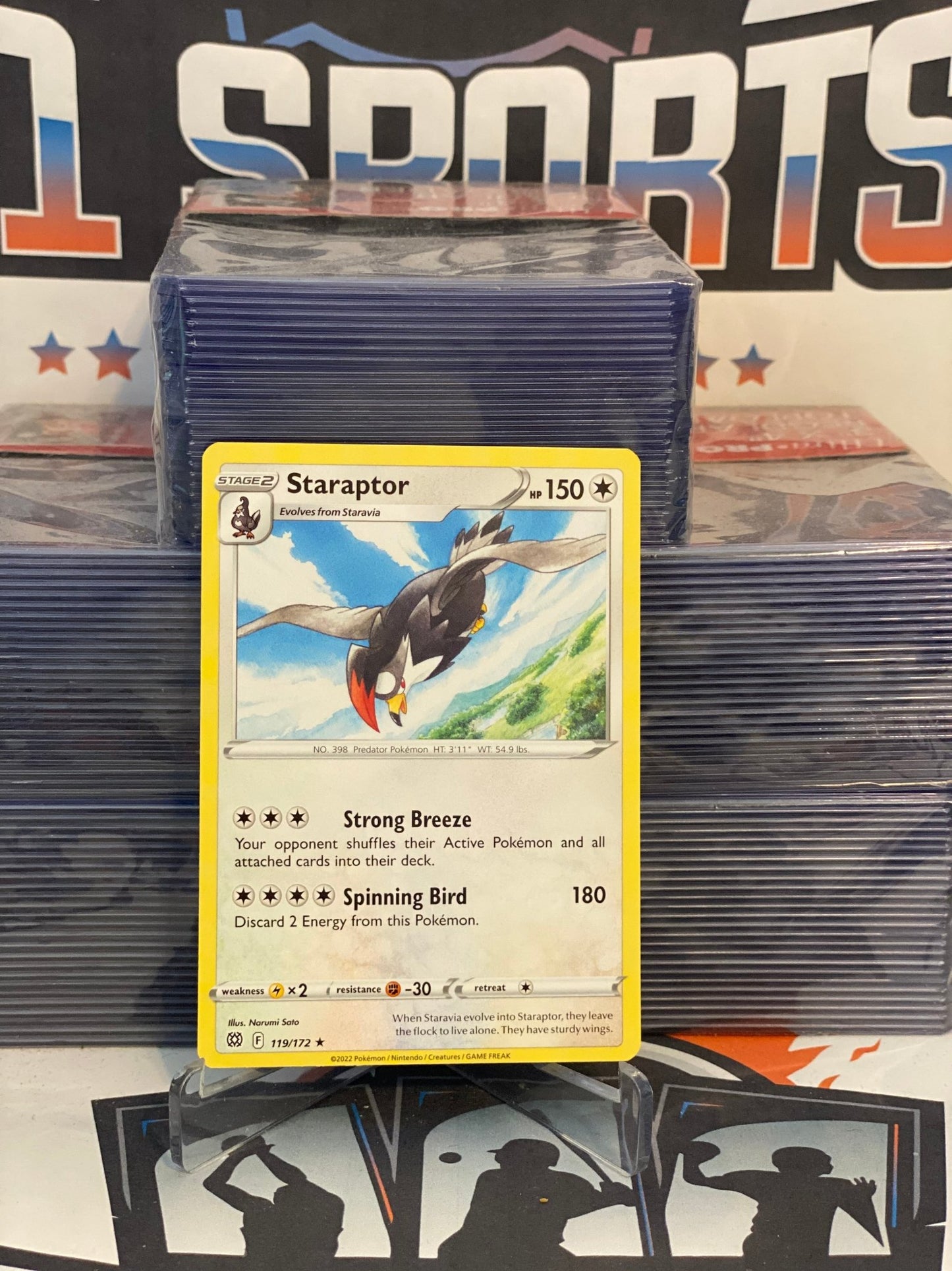 Pokemon TCG: Brilliant Stars - Staraptor (Rare) #119