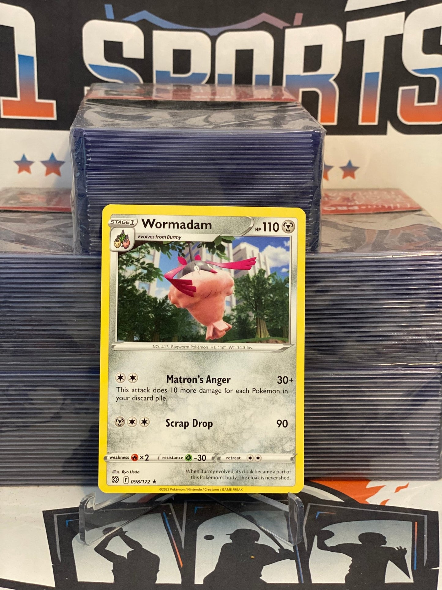 Pokemon TCG: Brilliant Stars - Wormadam (Rare) #98