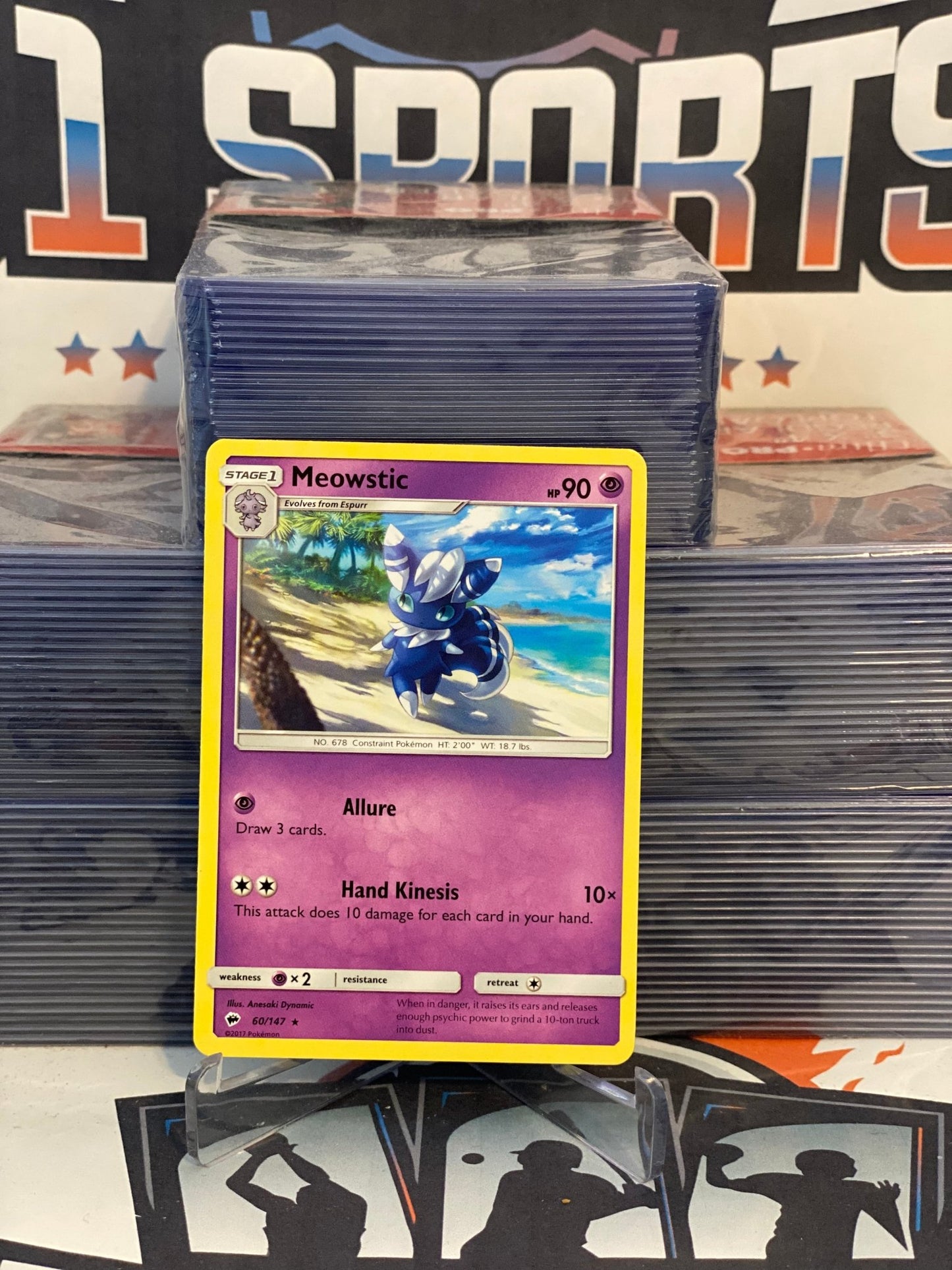 Pokemon TCG: Burning Shadows - Meowstic (Rare) #60