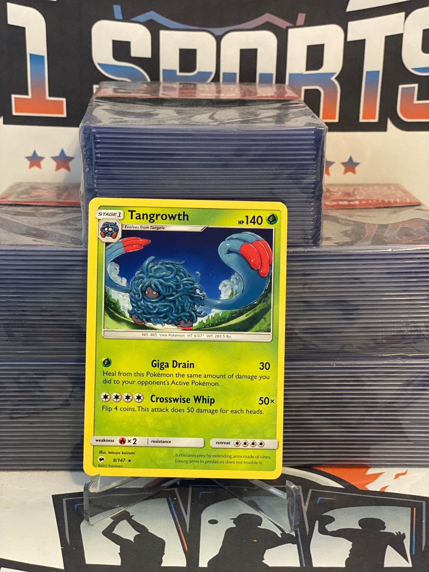 Pokemon TCG: Burning Shadows - Tangrowth (Rare) #8