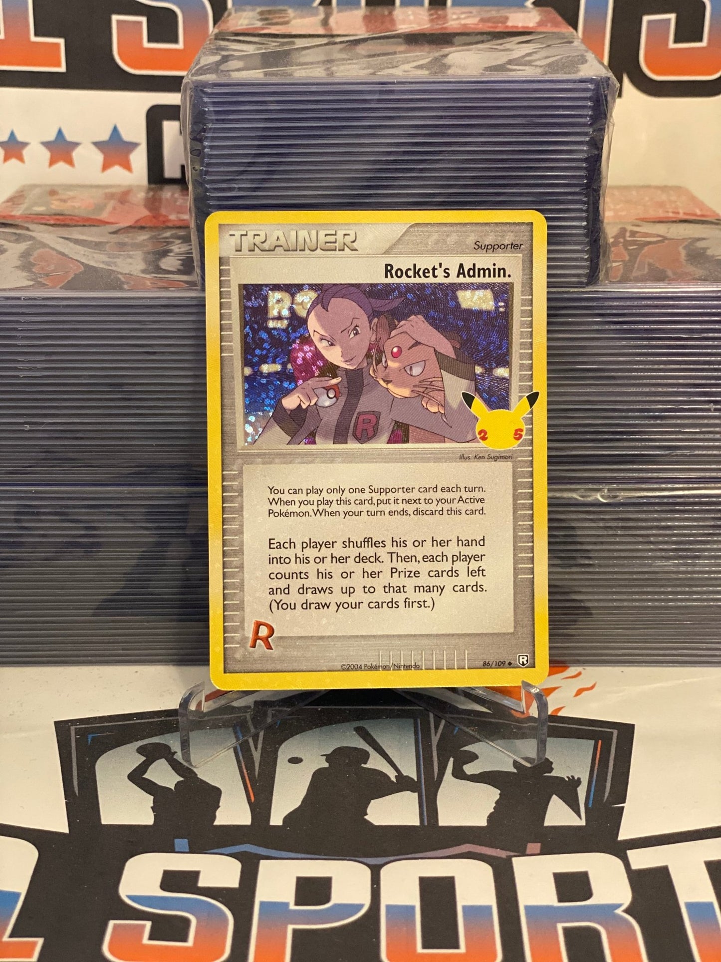 Pokemon TCG: Celebrations - Rocket's Admin (Holo, Uncommon) #86