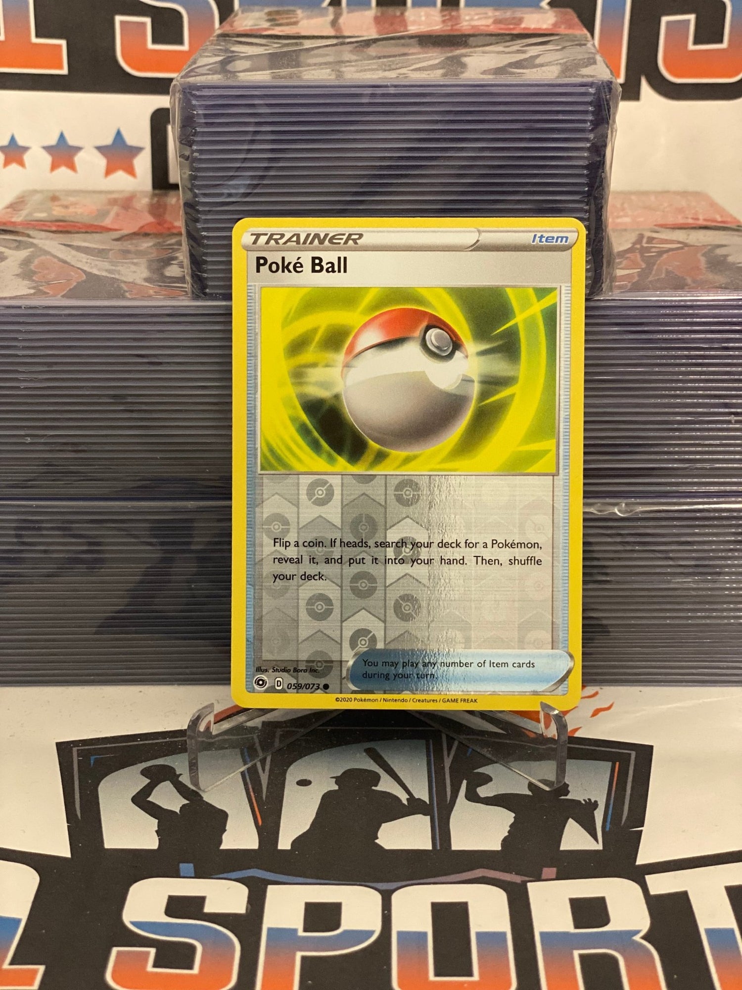 Pokemon TCG: Champion's Path - Poke Ball (Holo, Common) #59