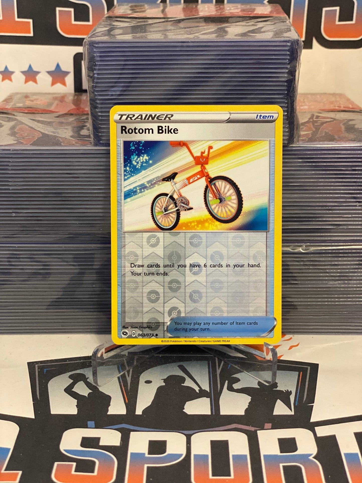 Pokemon TCG: Champion's Path - Rotom Bike (Holo, Uncommon) #63