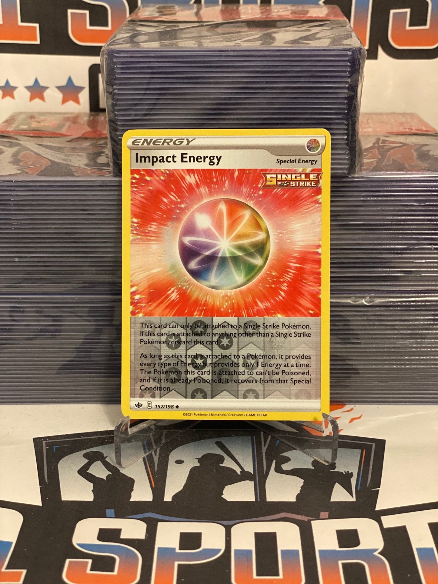 Pokemon TCG: Chilling Reign - Impact Energy (Holo, Uncommon) #157