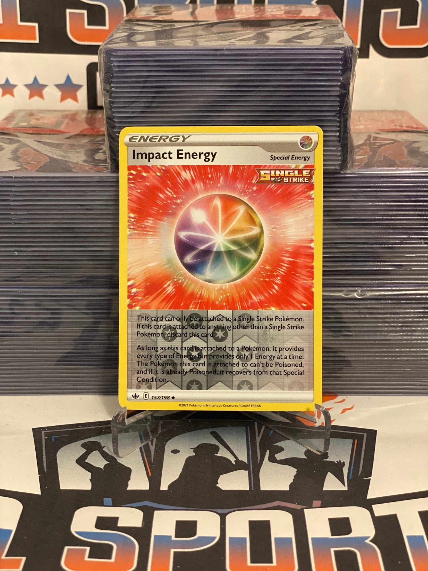 Pokemon TCG: Chilling Reign - Impact Energy (Holo, Uncommon) #157