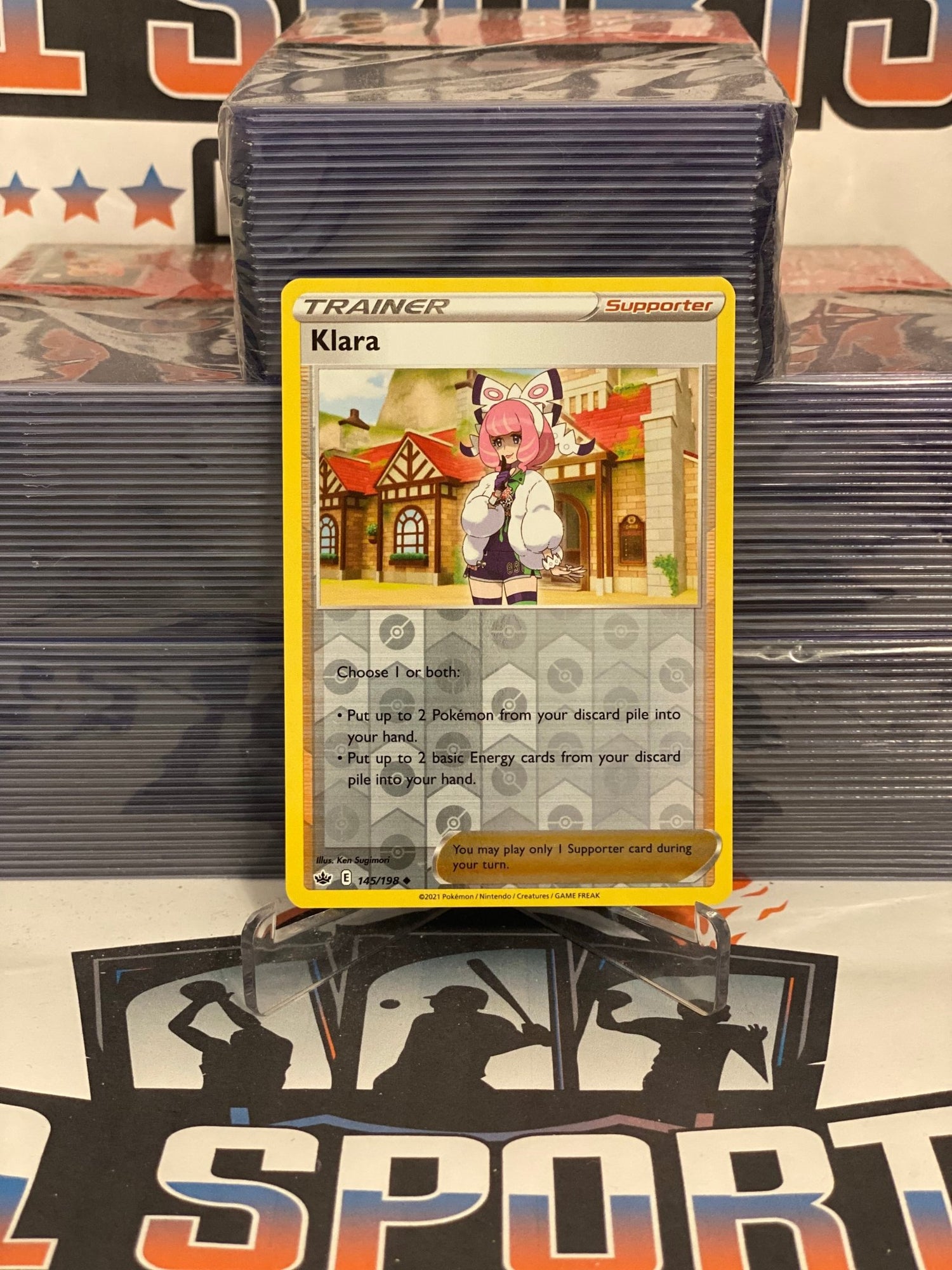 Pokemon TCG: Chilling Reign - Klara (Holo, Uncommon) #145