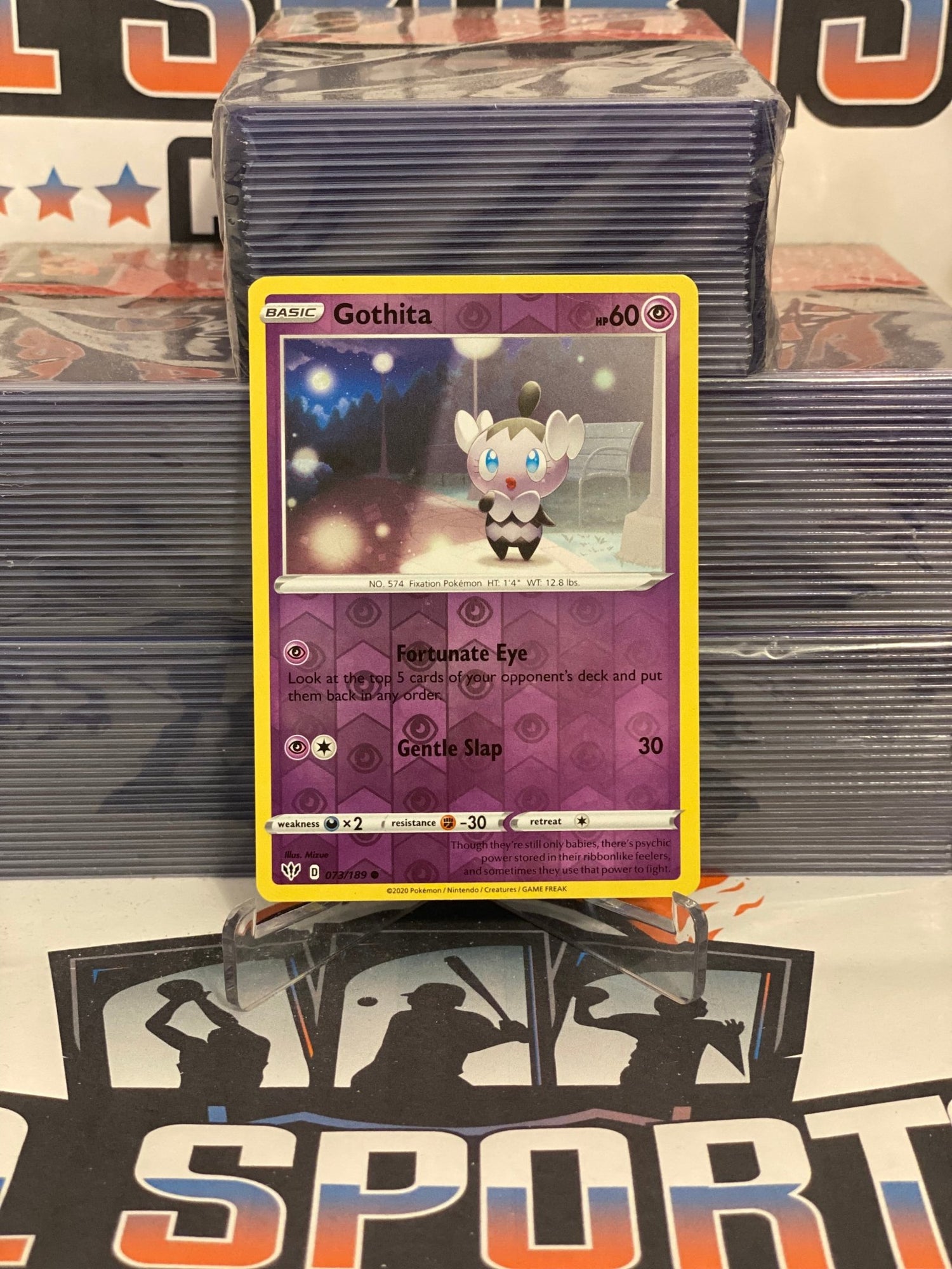 Pokemon TCG: Darkness Ablaze - Gothita (Holo, Common) #73