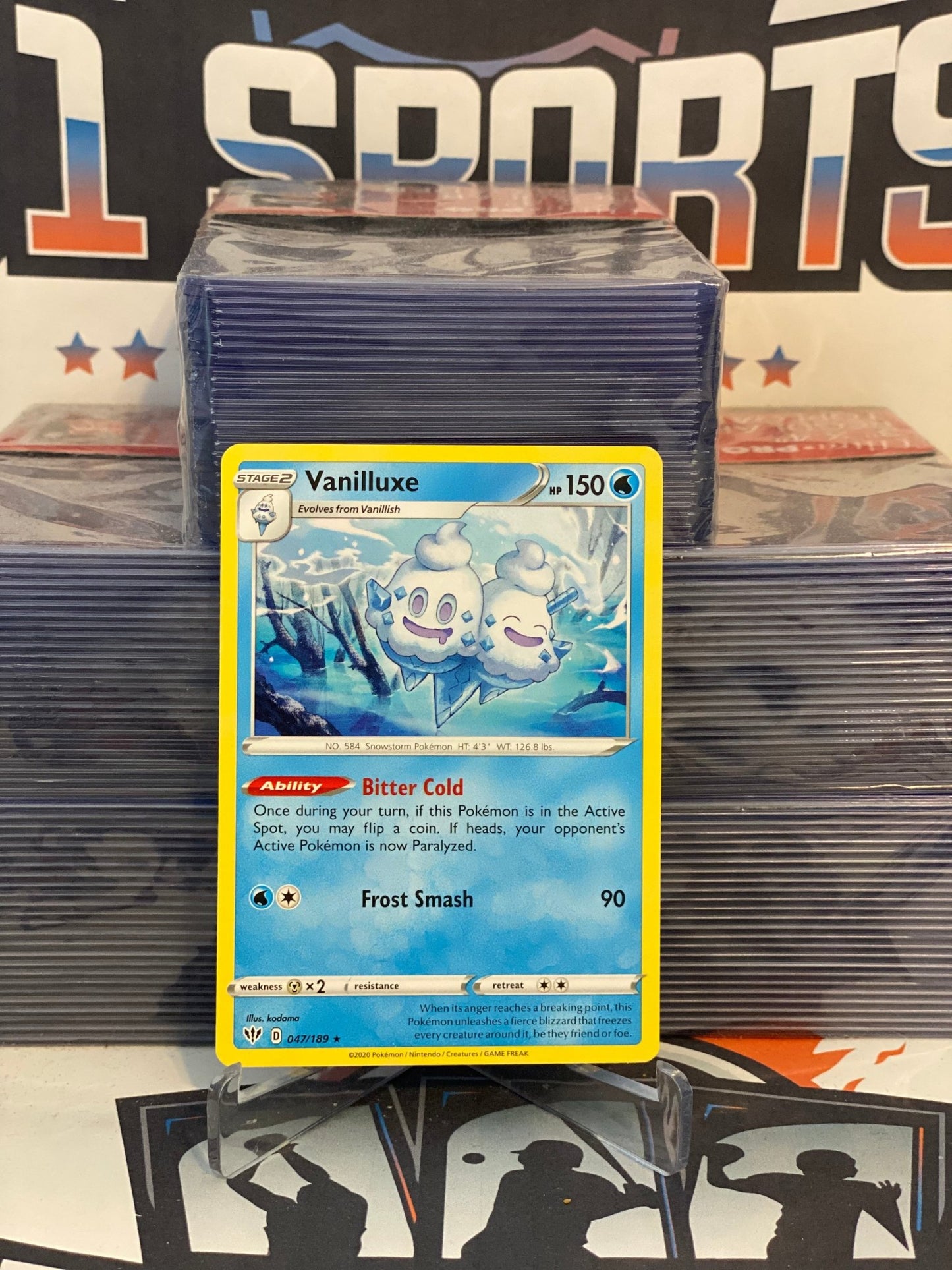 Pokemon TCG: Darkness Ablaze - Vanilluxe (Rare) #47