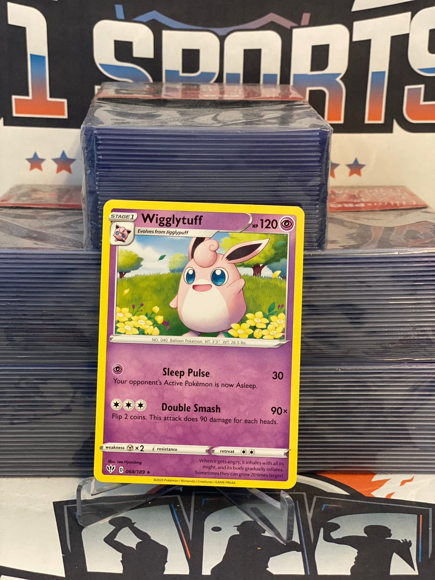 Pokemon TCG: Darkness Ablaze - Wigglytuff (Rare) #68