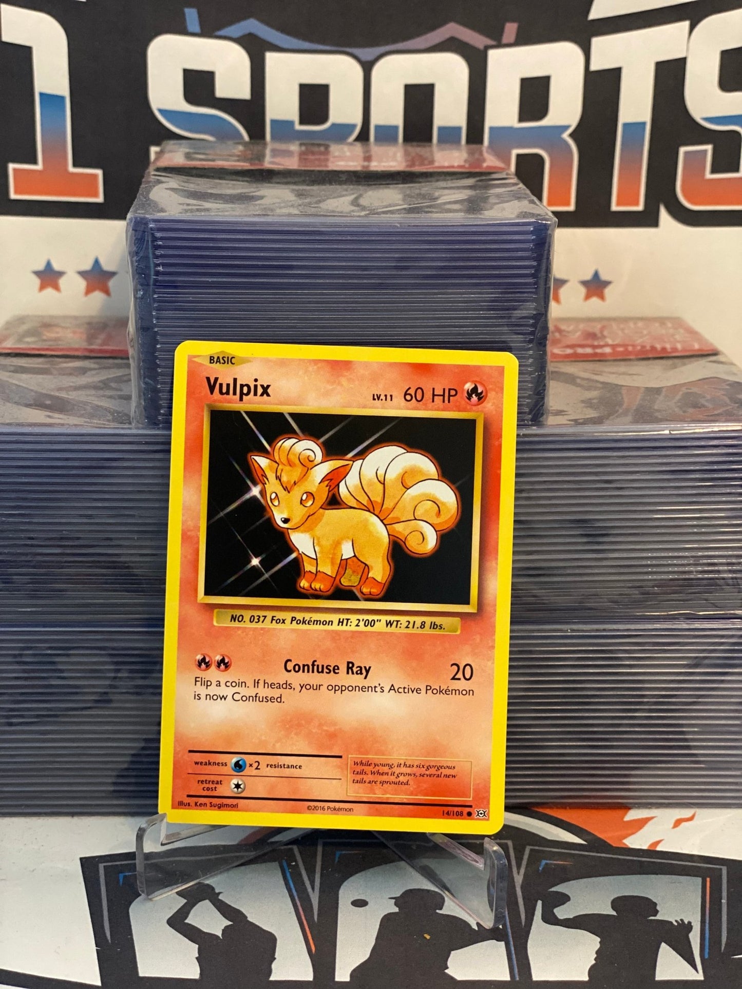 Pokemon TCG: Evolutions - Vulpix (Common) #14