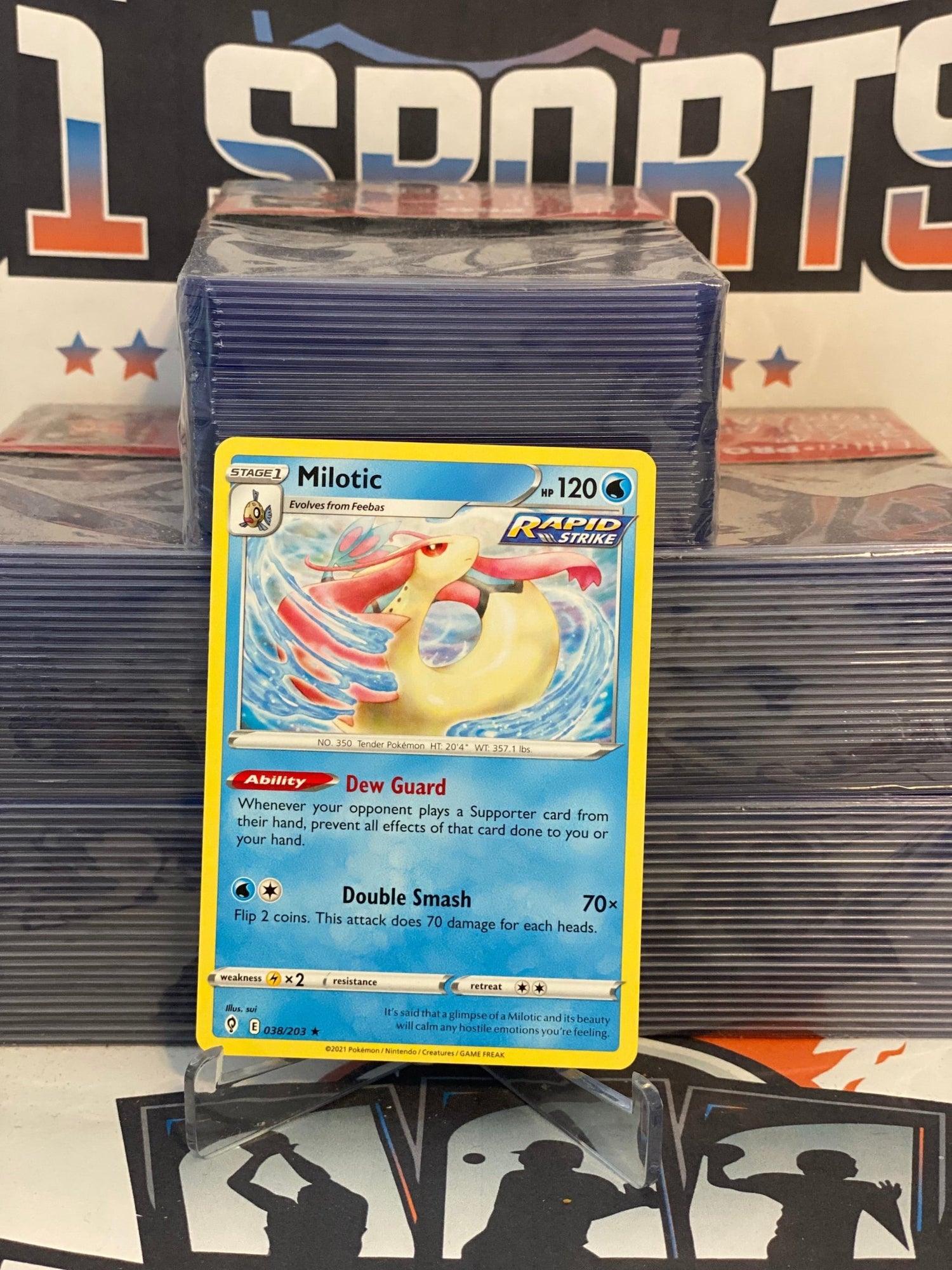 Pokemon TCG: Evolving Skies - Milotic (Rare) #38