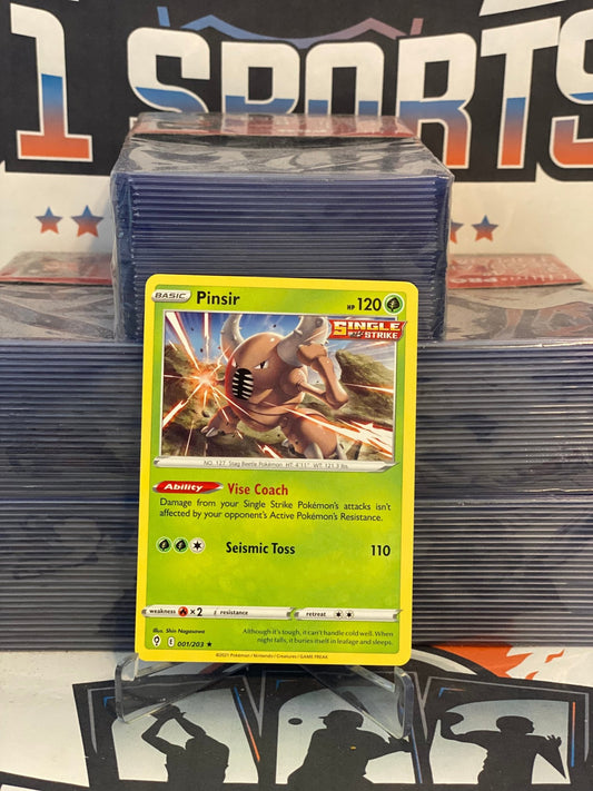 Pokemon TCG: Evolving Skies - Pinsir (Rare) #1