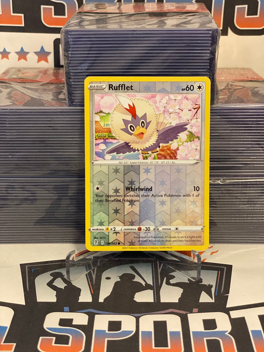 Pokemon TCG: Evolving Skies - Rufflet (Holo, Common) #136