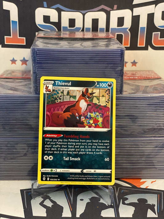 Pokemon TCG: Evolving Skies - Thievul (Rare) #105