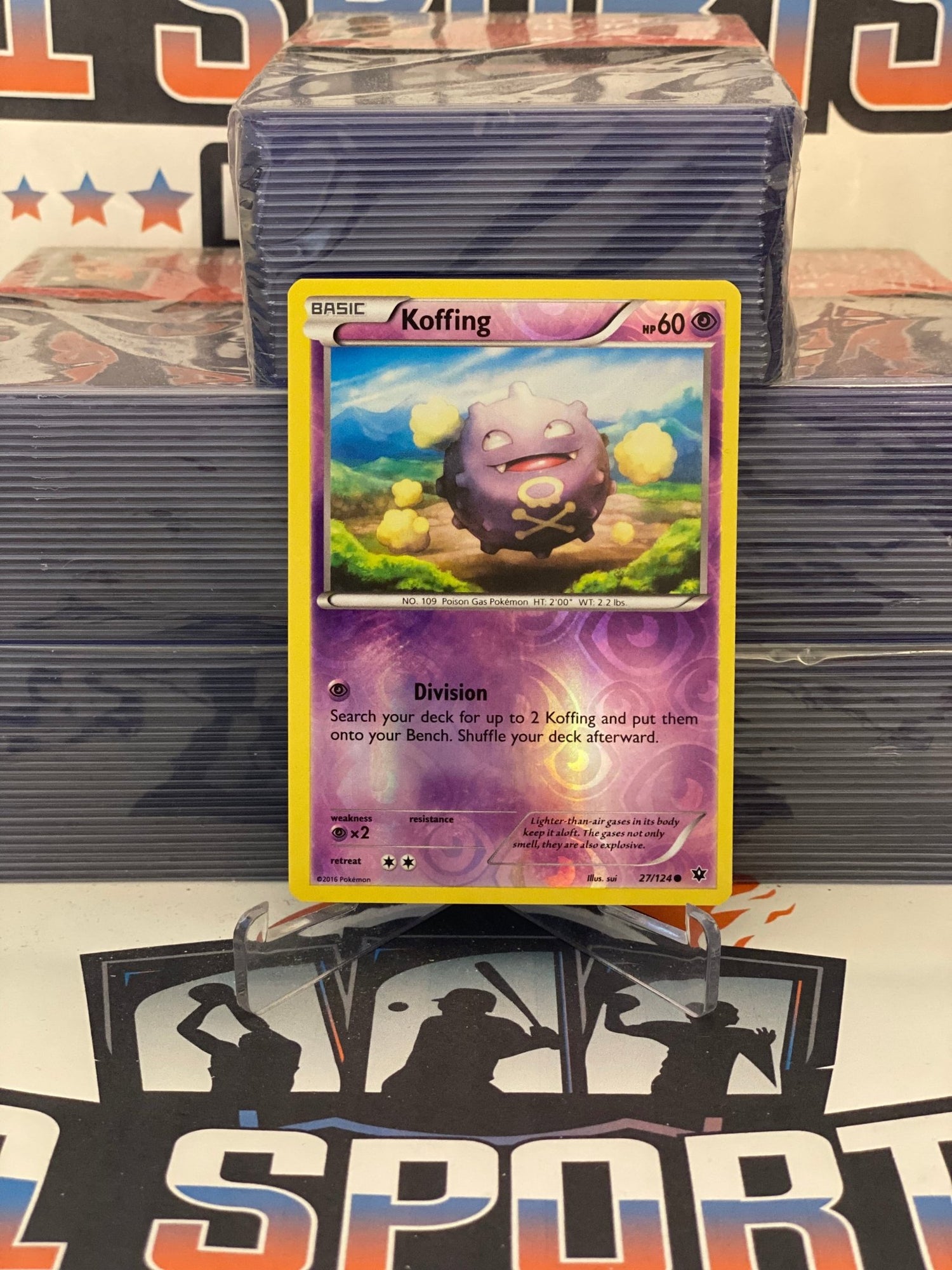 Pokemon TCG: Fates Collide - Koffing (Holo, Common) #27