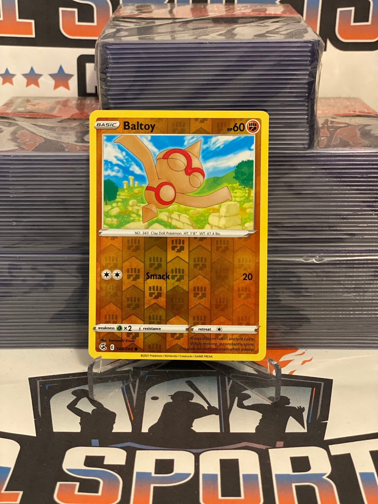 Pokemon TCG: Fusion Strike - Baltoy (Holo, Common) #144