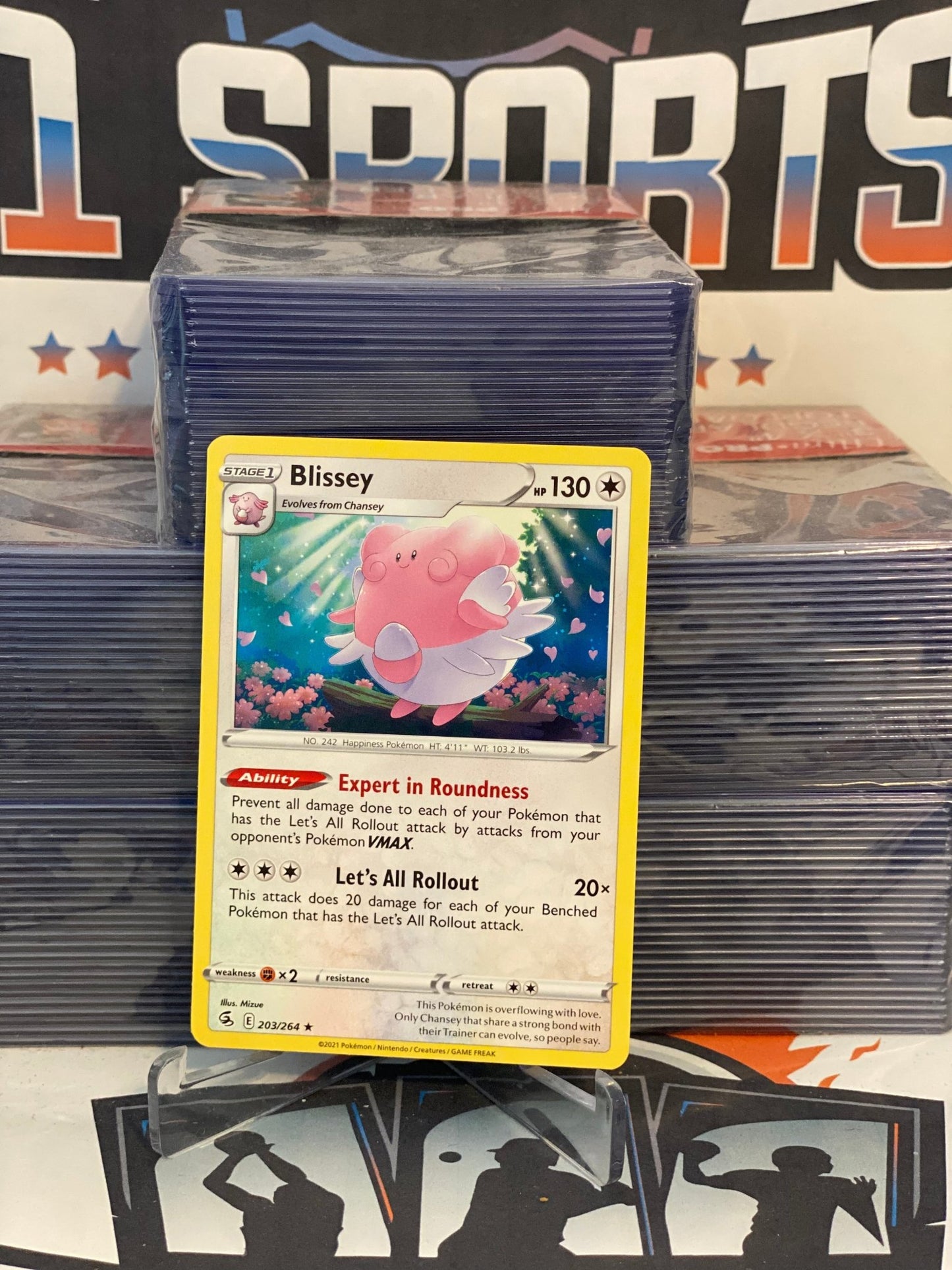 Pokemon TCG: Fusion Strike - Blissey (Rare) #203