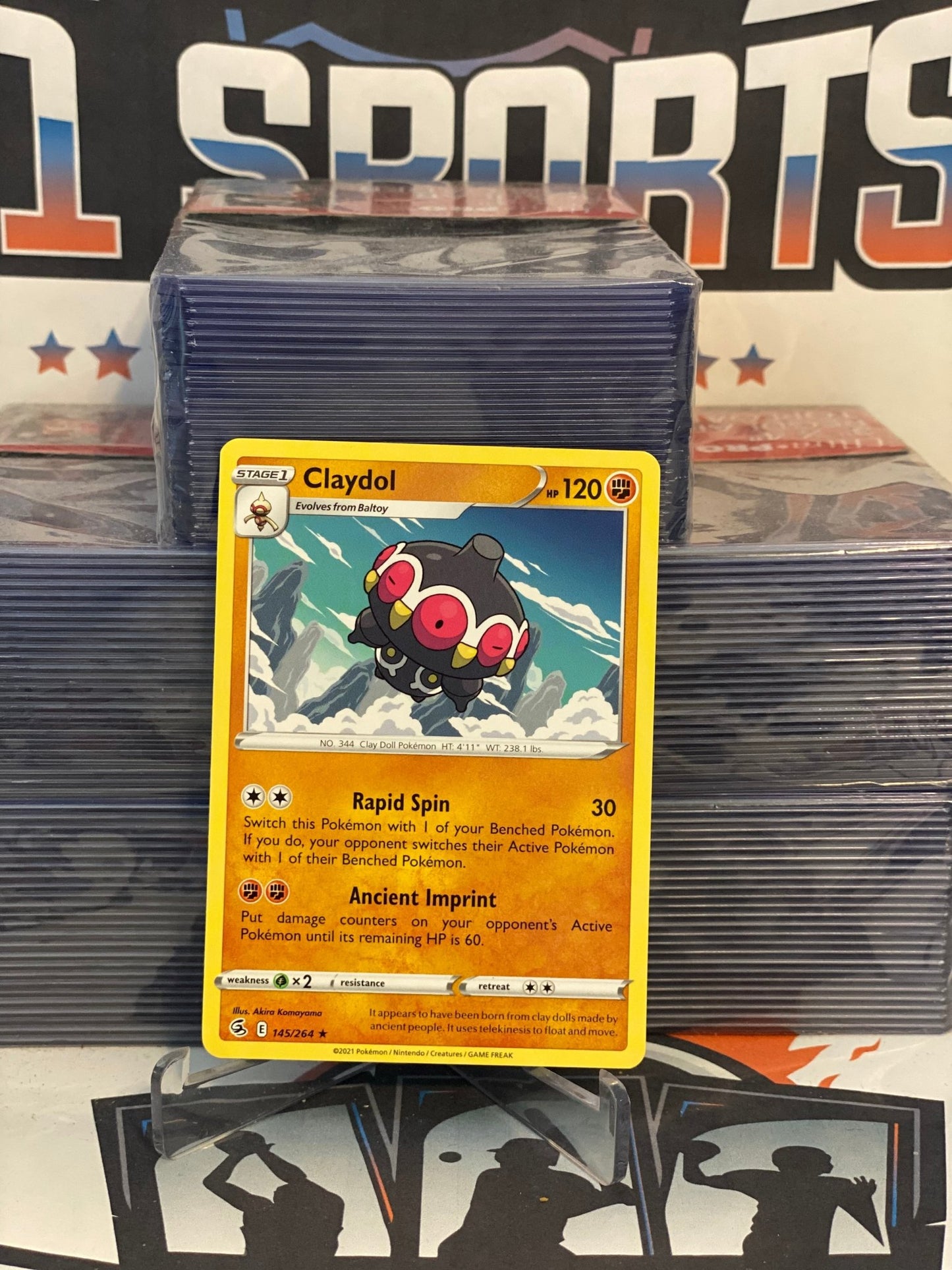 Pokemon TCG: Fusion Strike - Claydol (Rare) #145