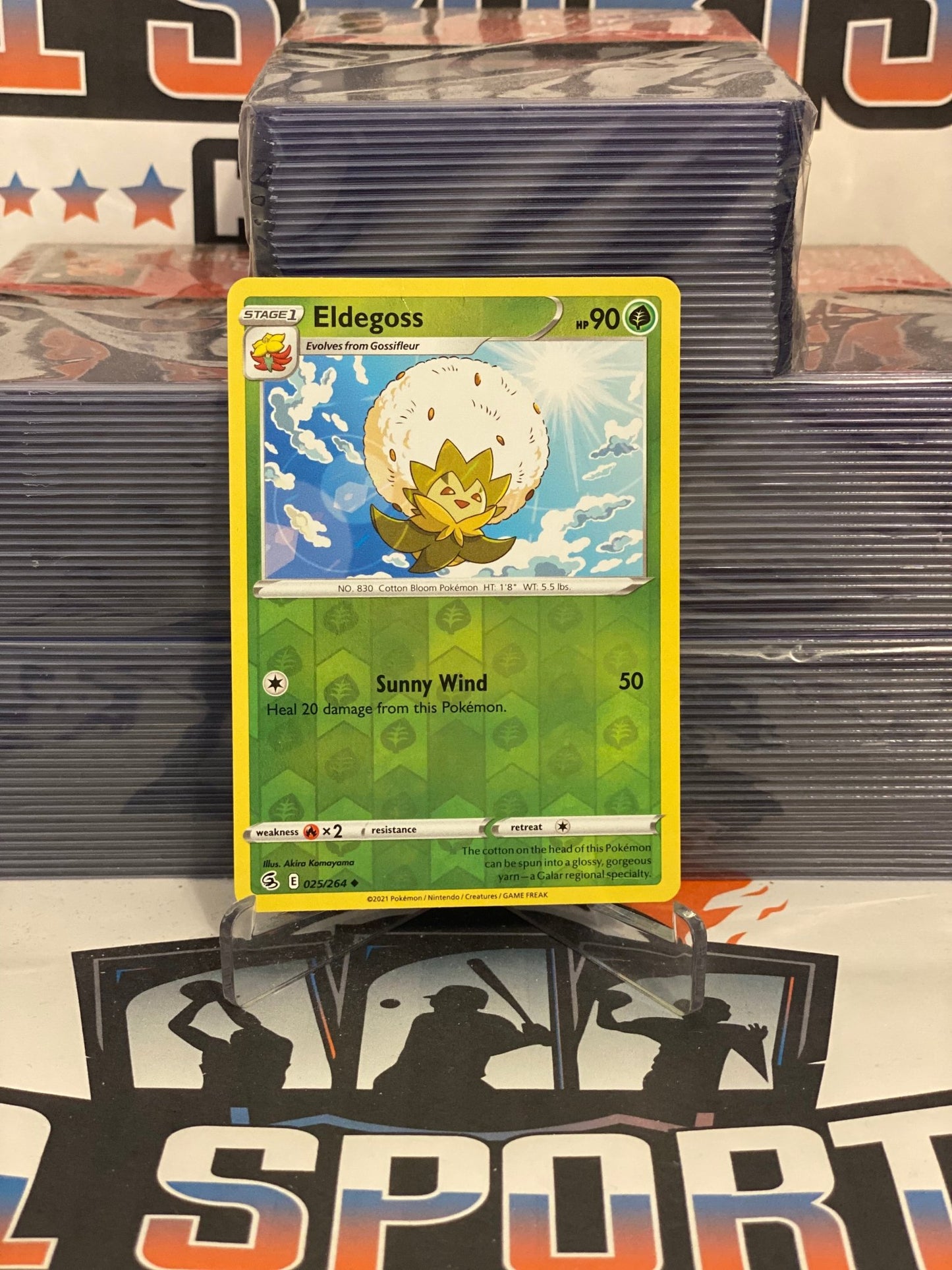 Pokemon TCG: Fusion Strike - Eldegoss (Holo, Uncommon) #25