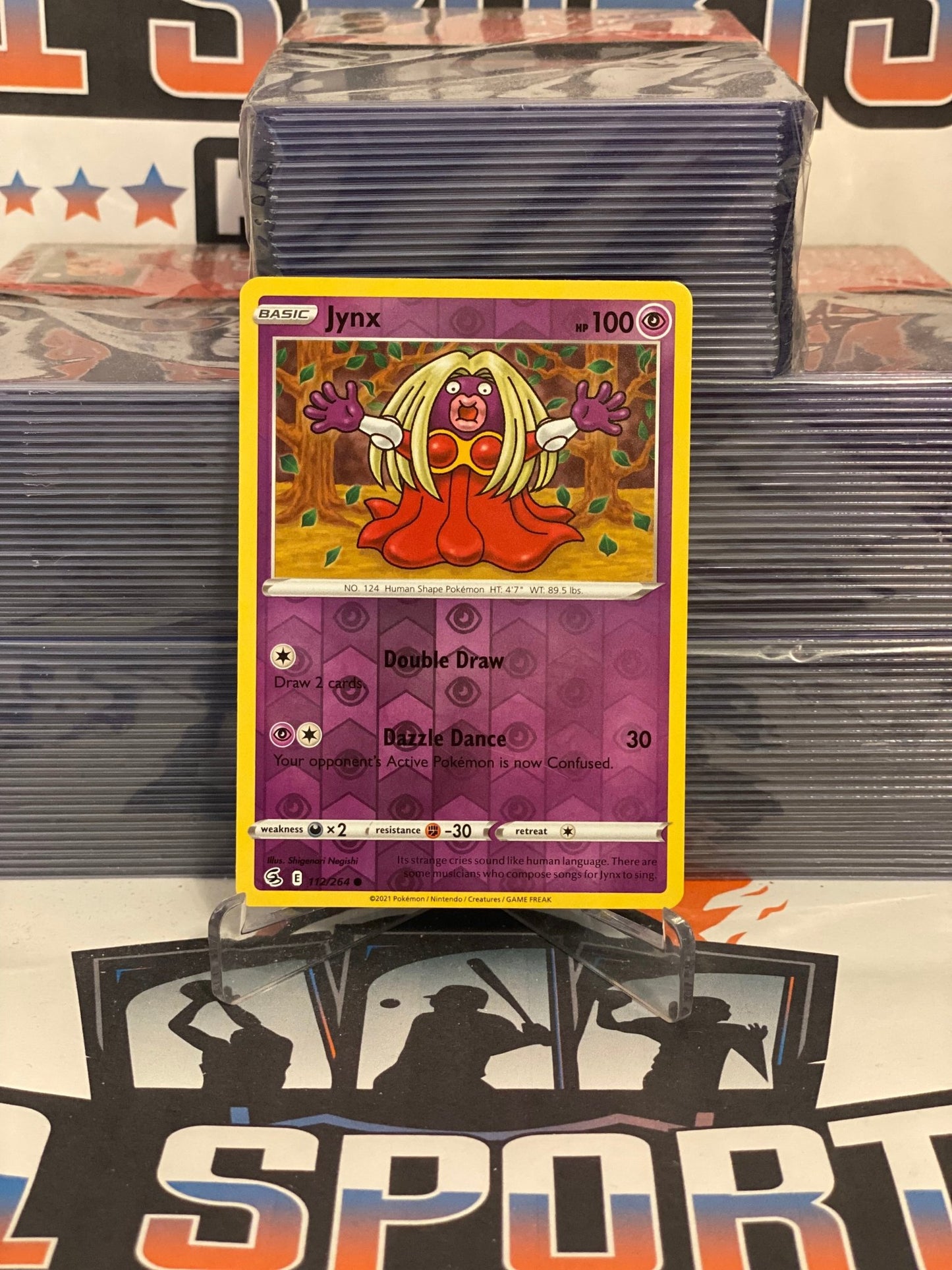 Pokemon TCG: Fusion Strike - Jynx (Holo, Common) #112