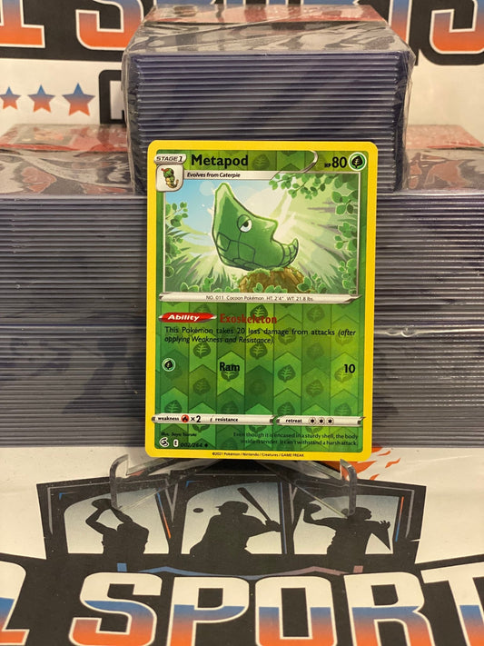 Pokemon TCG: Fusion Strike - Metapod (Holo, Uncommon) #2