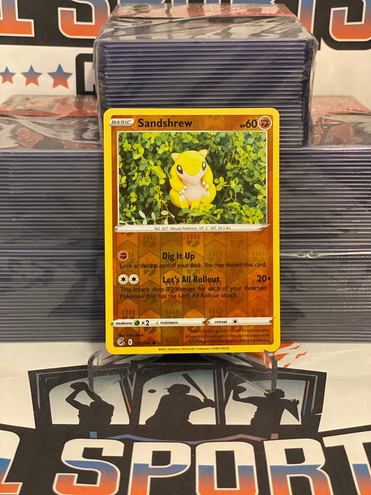 Pokemon TCG: Fusion Strike - Sandshrew (Holo, Common) #131