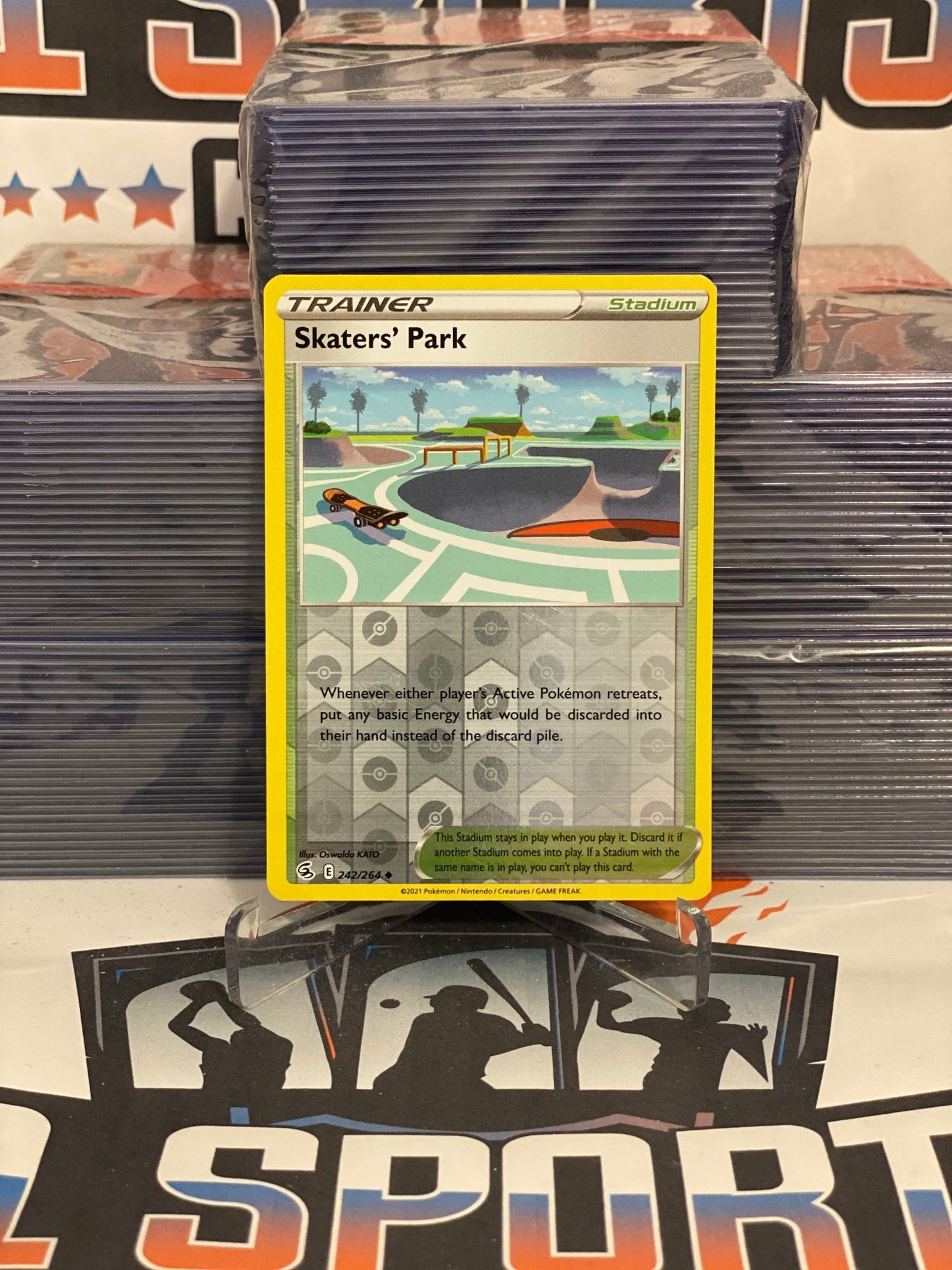 Pokemon TCG: Fusion Strike - Skater's Park (Holo, Uncommon) #242