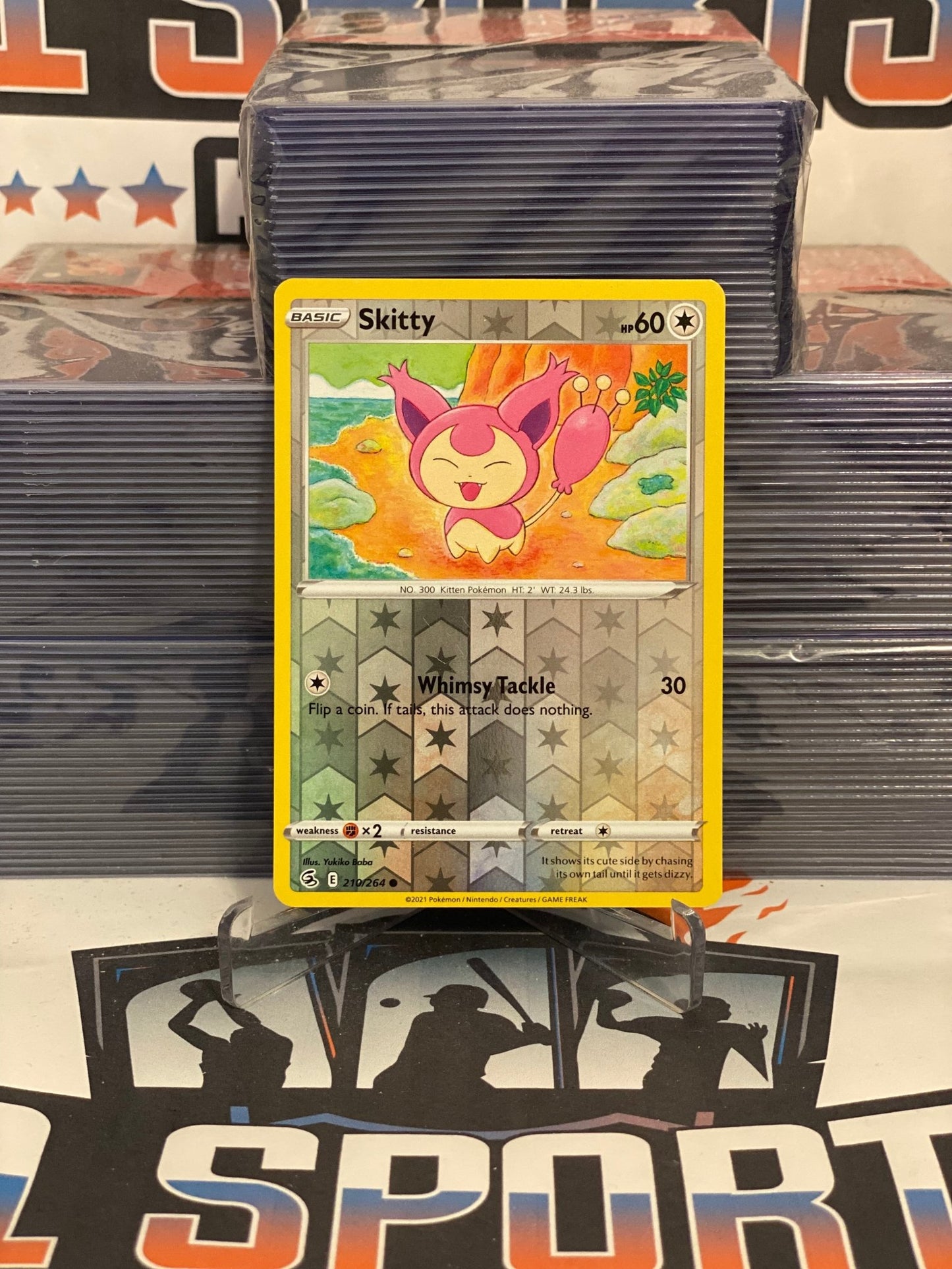 Pokemon TCG: Fusion Strike - Skitty (Holo, Common) #210