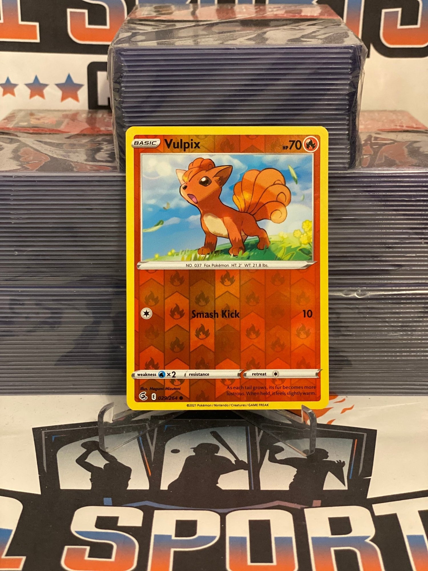 Pokemon TCG: Fusion Strike - Vulpix (Holo, Common) #29