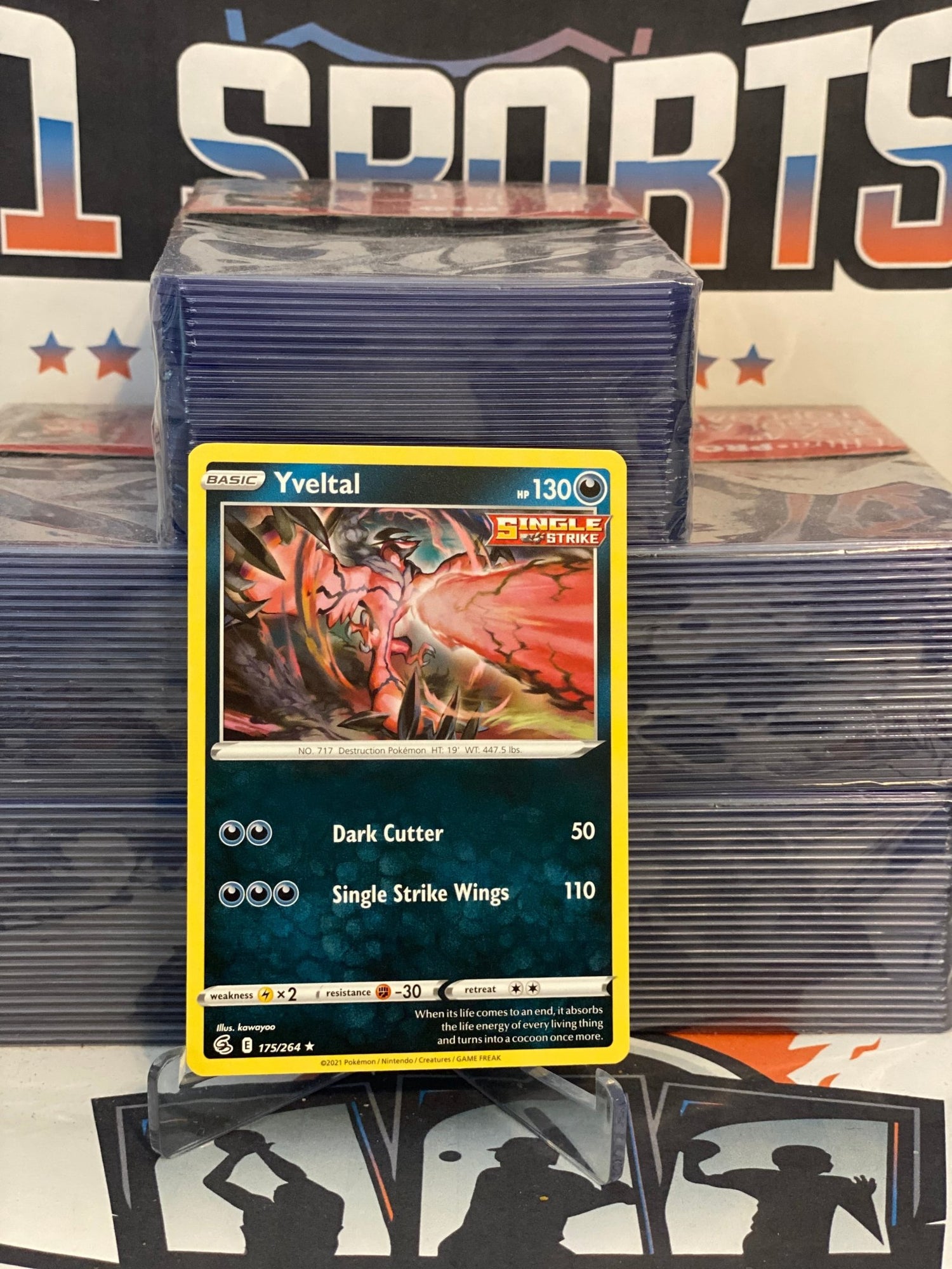 Pokemon TCG: Fusion Strike - Yveltal (Rare) #175