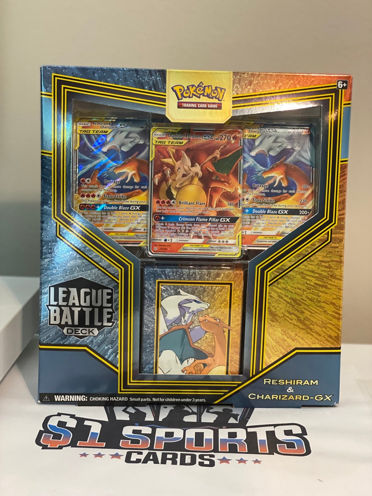 Pokemon TCG: League Battle Deck (Reshiram & Charizard GX) $1 Sports Cards Pokemon TCG: League Battle Deck (Reshiram & Charizard GX) $1 Sports Cards