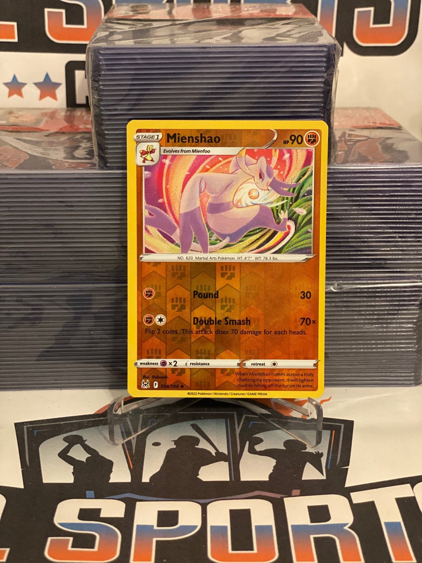 Pokemon TCG: Lost Origin - Mienshao (Holo, Uncommon) #104