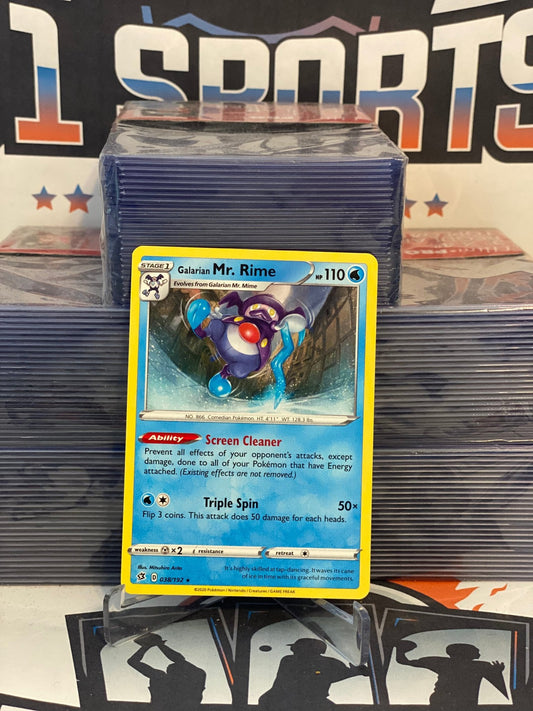 Pokemon TCG: Rebel Clash - Galarian Mr. Rime (Rare) #38