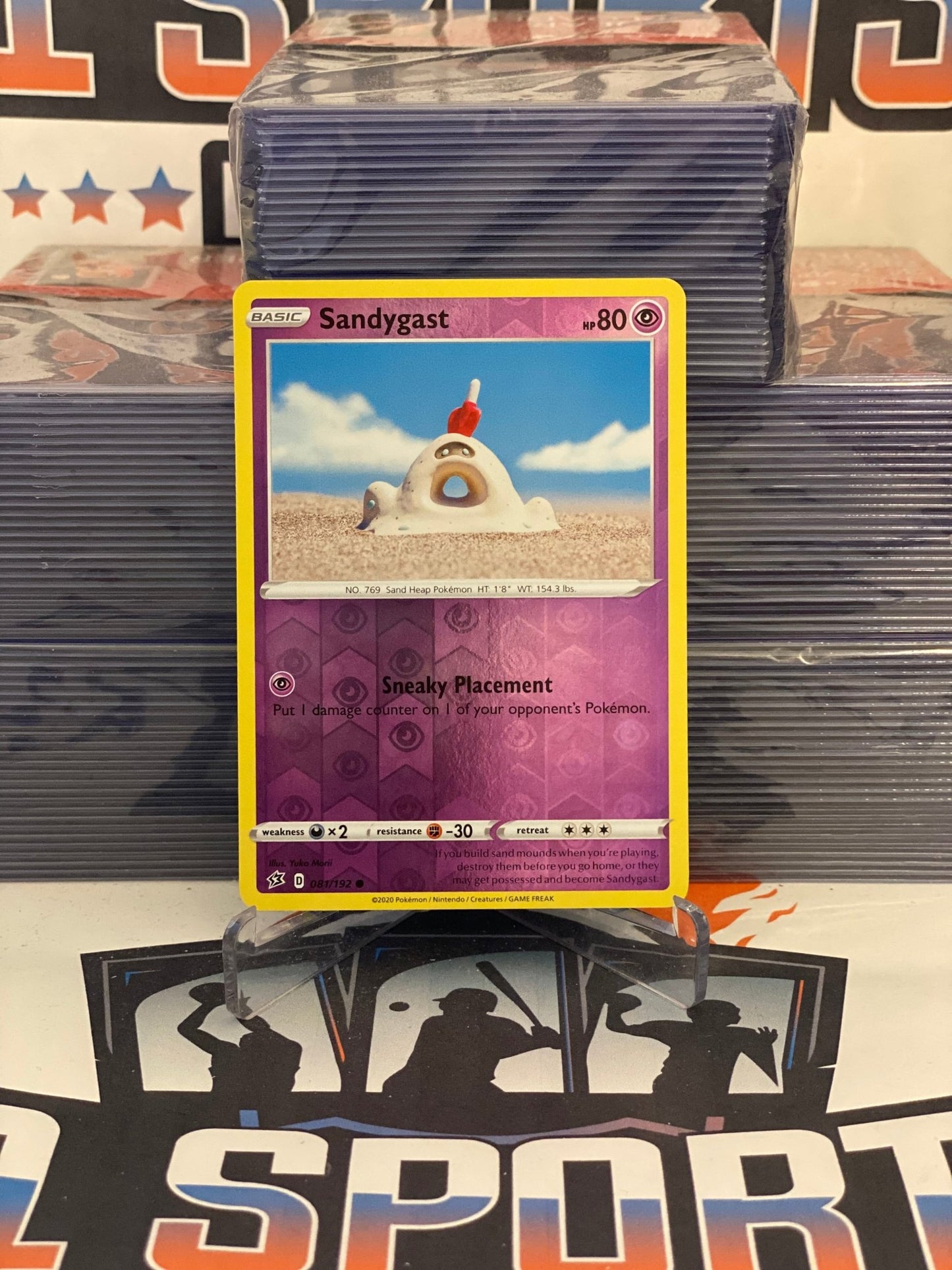 Pokemon TCG: Rebel Clash - Sandygast (Holo, Common) #81