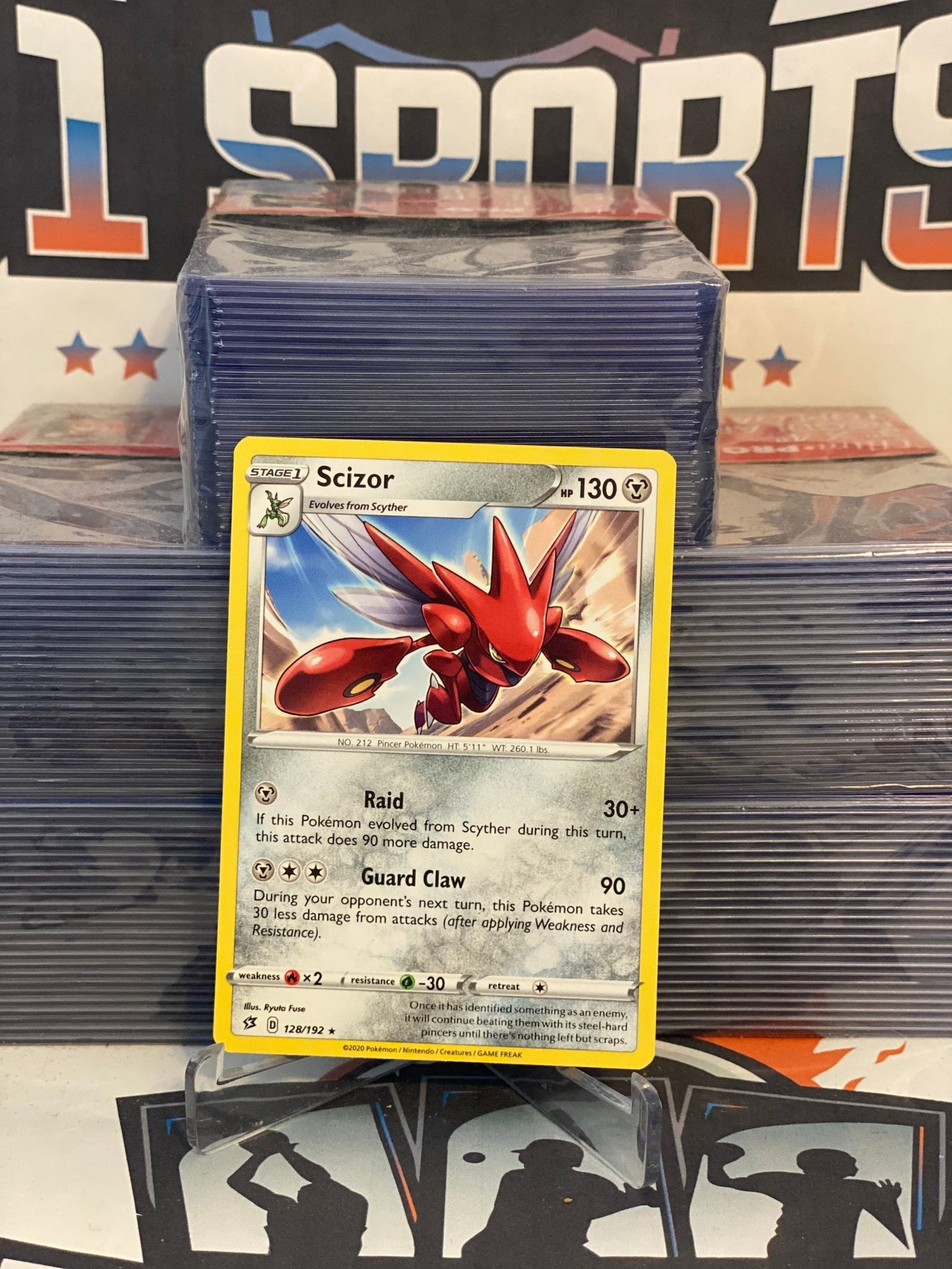 Pokemon TCG: Rebel Clash - Scizor (Rare) #128