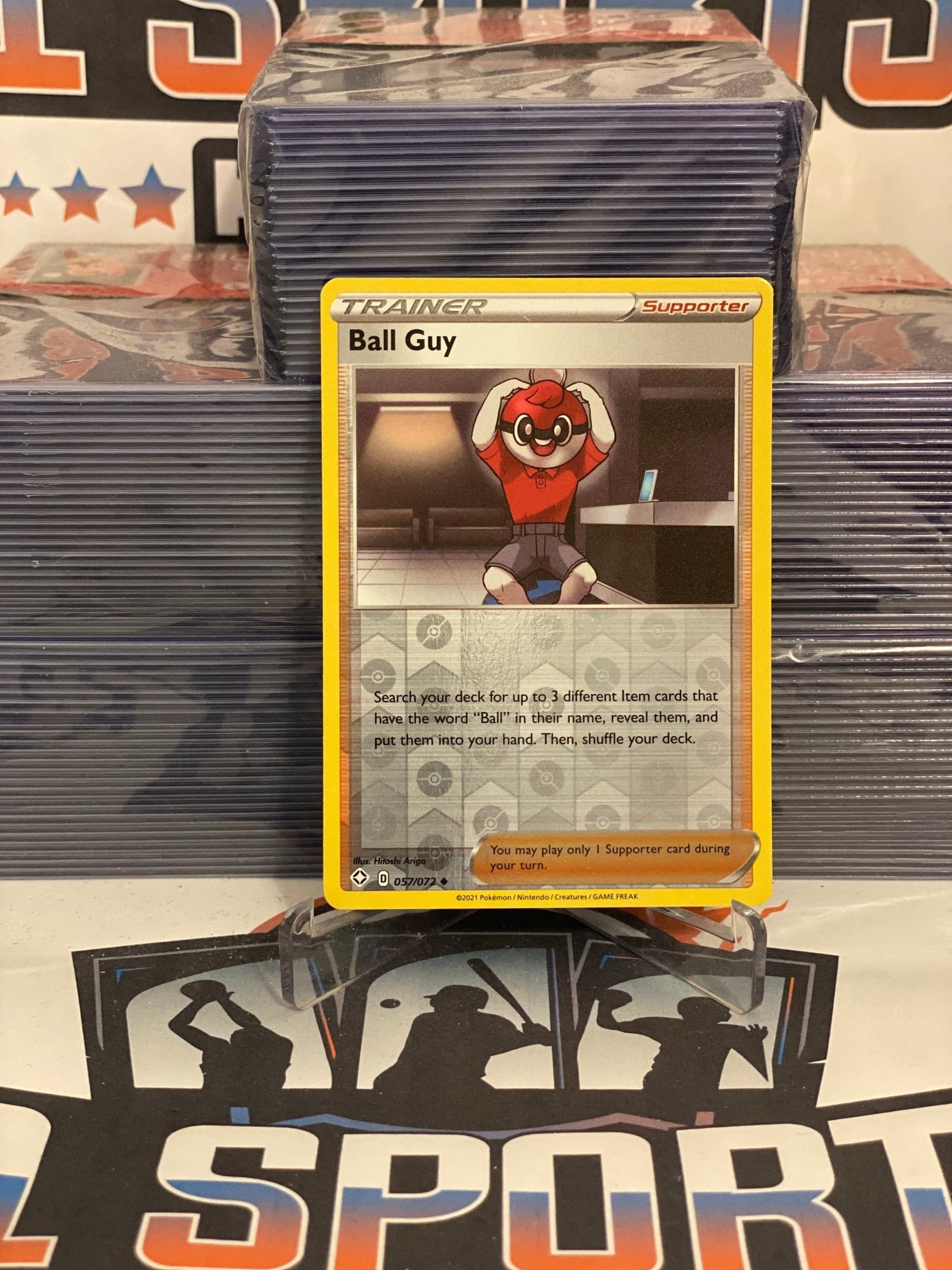 Pokemon TCG: Shining Fates - Ball Guy (Holo, Uncommon) #57