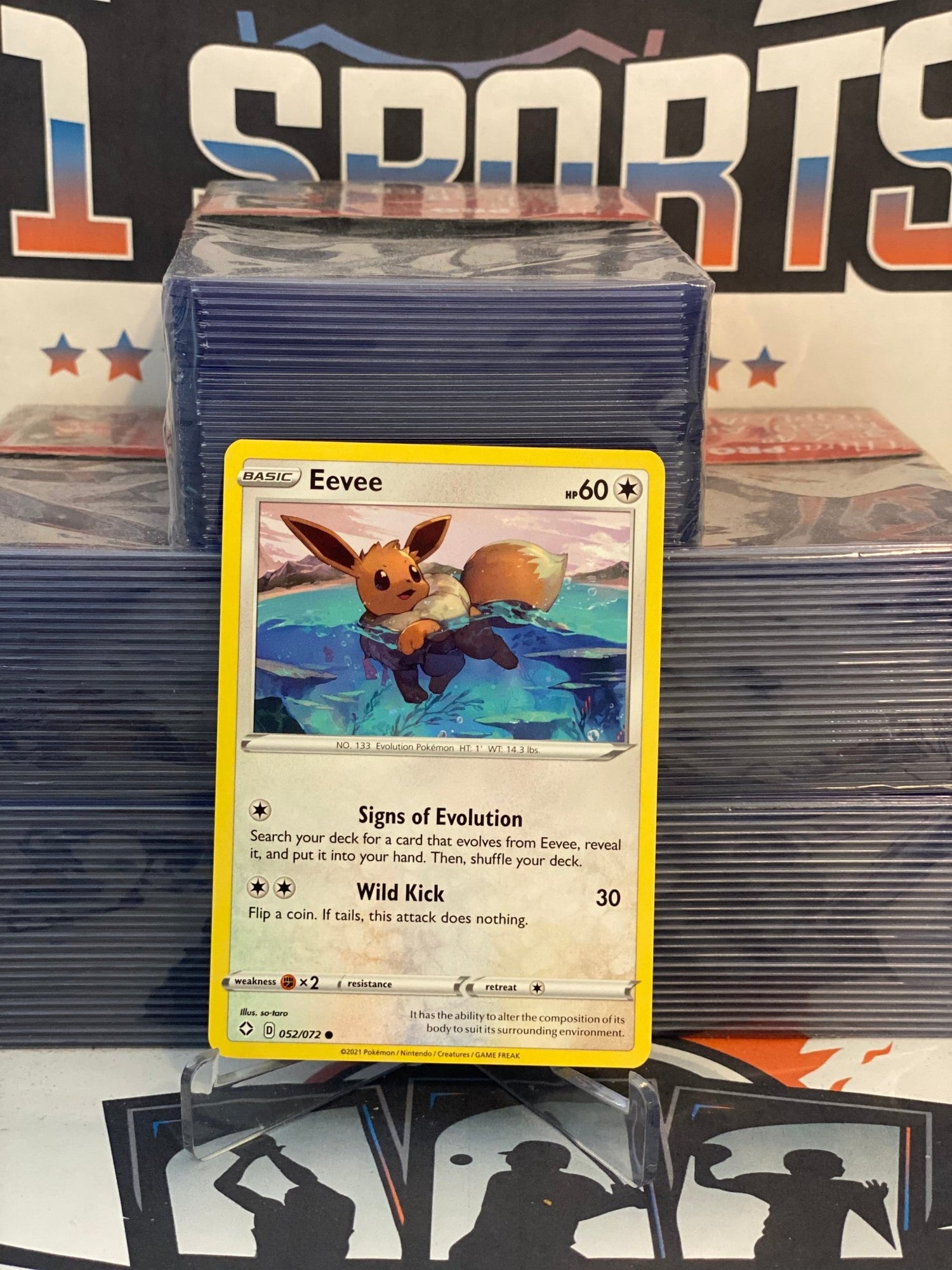 Pokemon TCG: Shining Fates - Eevee (Common) #52