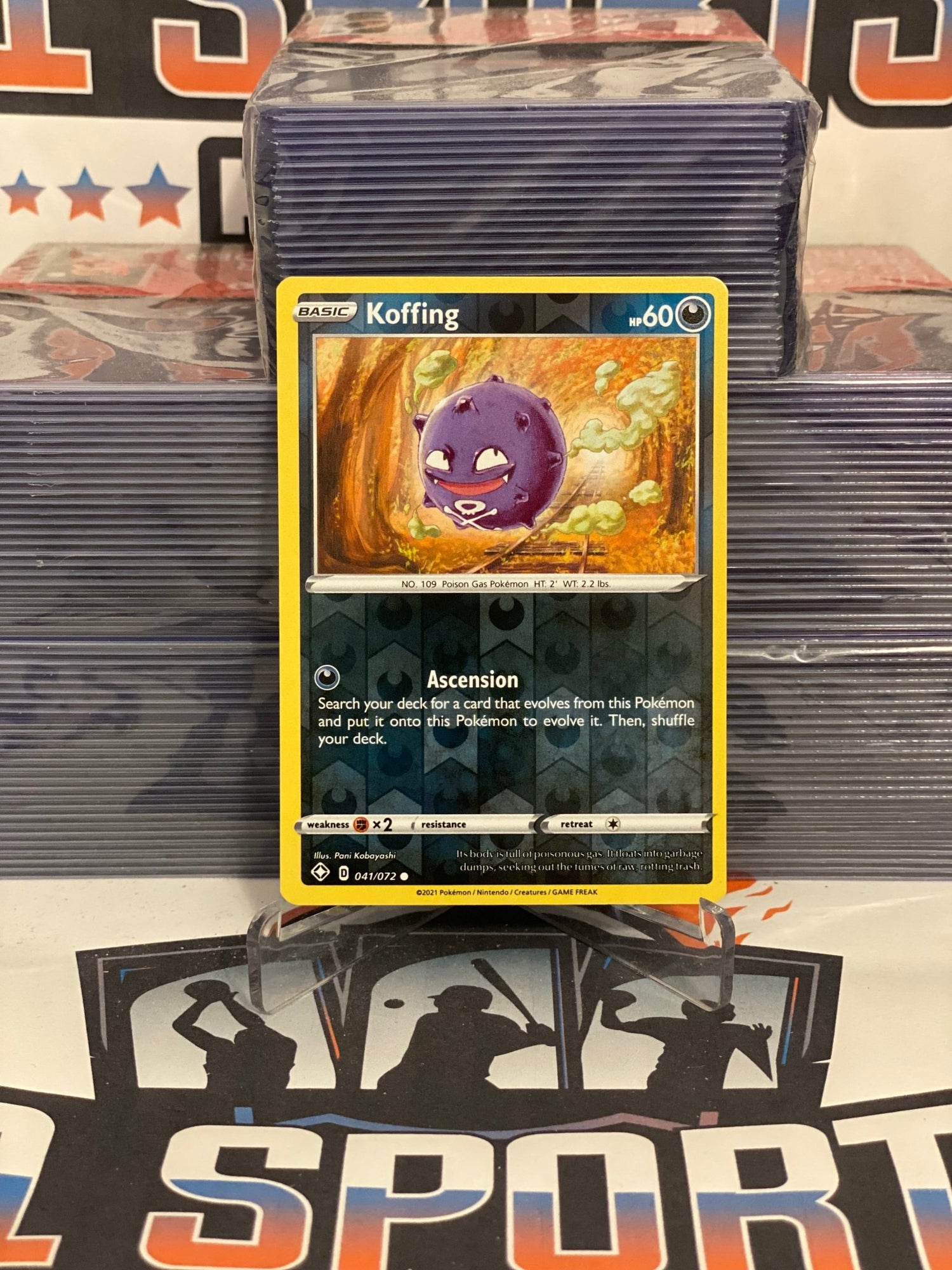 Pokemon TCG: Shining Fates - Koffing (Holo, Common) #41