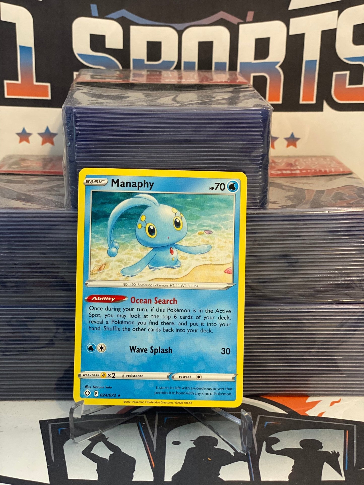 Pokemon TCG: Shining Fates - Manaphy (Rare) #24