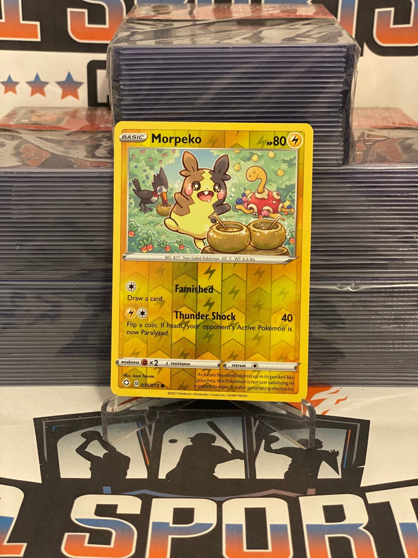 Pokemon TCG: Shining Fates - Morpeko (Holo, Common) #35